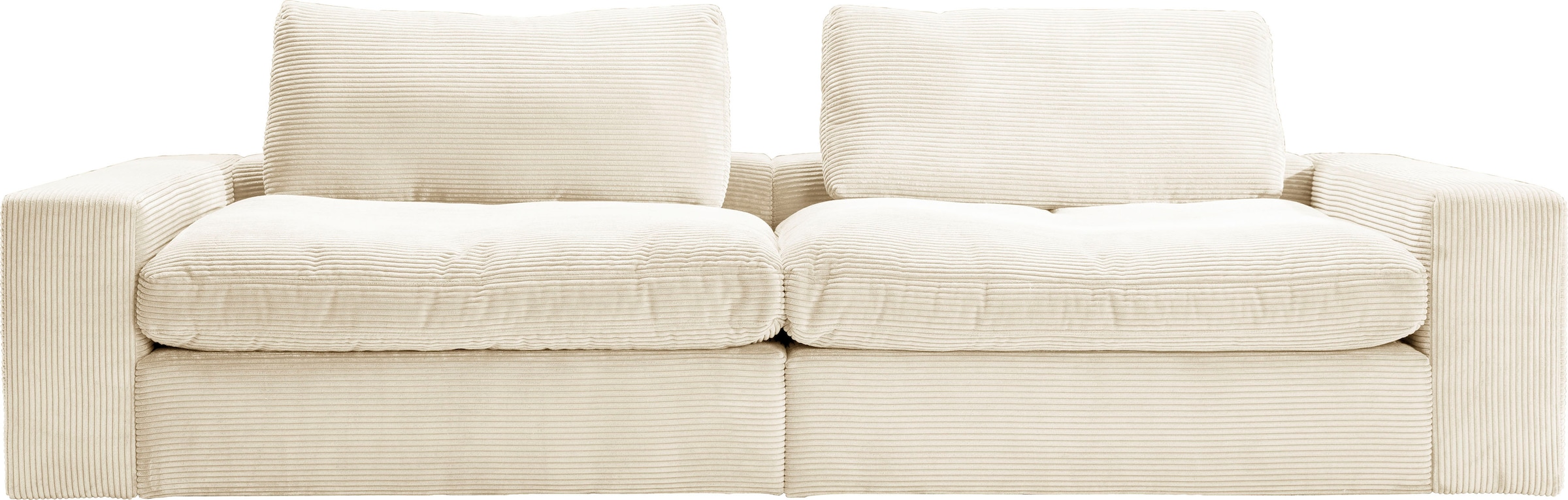 alina Big-Sofa »Sandy«, 256 cm breit und 123 cm tief, in modernem Cordstoff