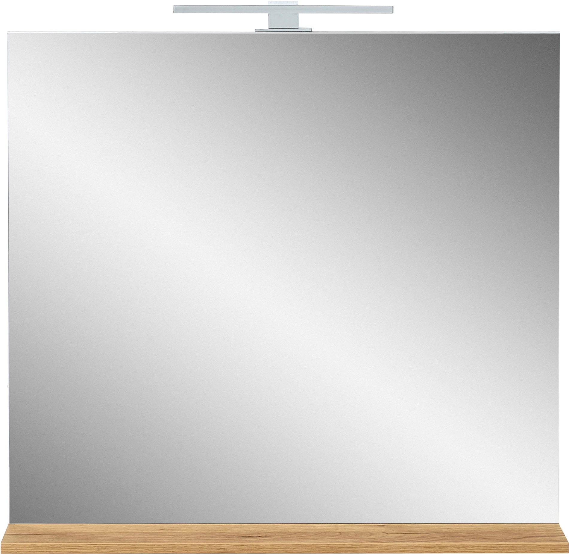 Badspiegel »Majtum mit Ablageboden und LED-Beleuchtung«, Breite 76 cm,...