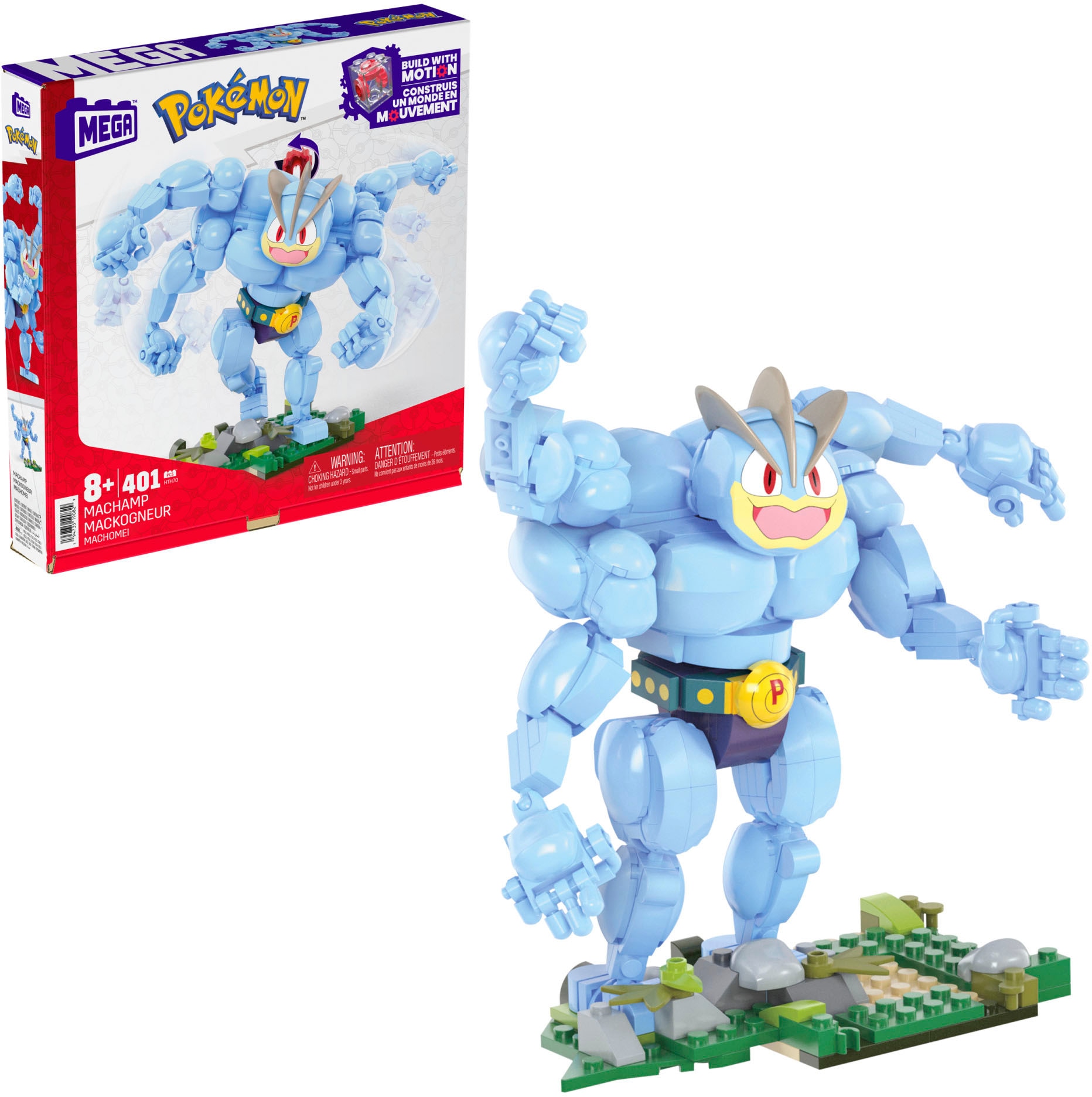 MEGA Konstruktions-Spielset »Pokémon Machomei«