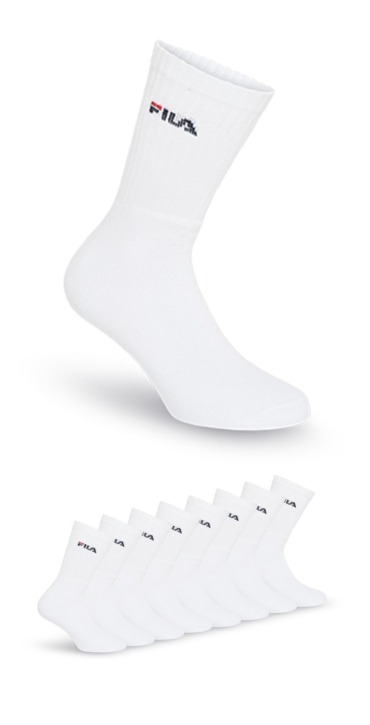 Fila Tennissocken »UNISEX CREW TENNIS FULL TERRY SOCKS« 9 Paar tlg. mit eingestrickem Logo