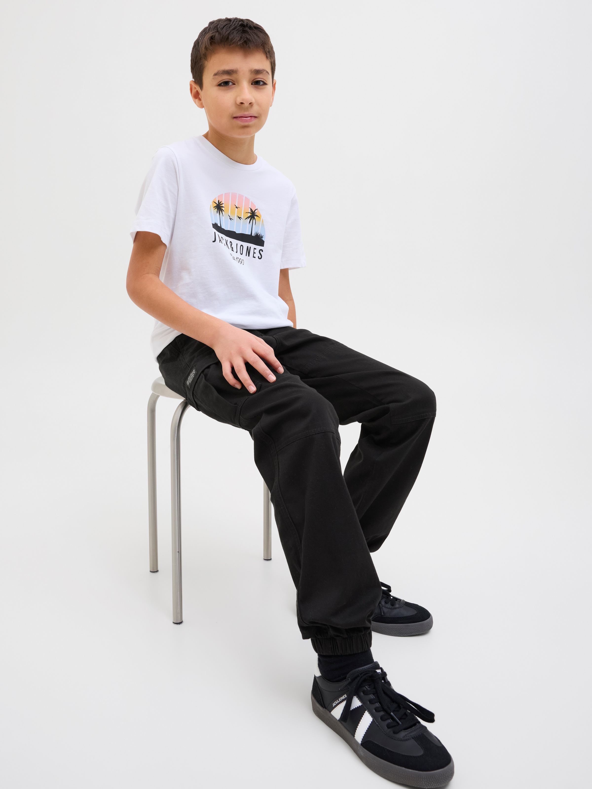 Jack & Jones Junior Cargohose »JPSTKANE JJJONNIE CUFFED CARGO JNR«