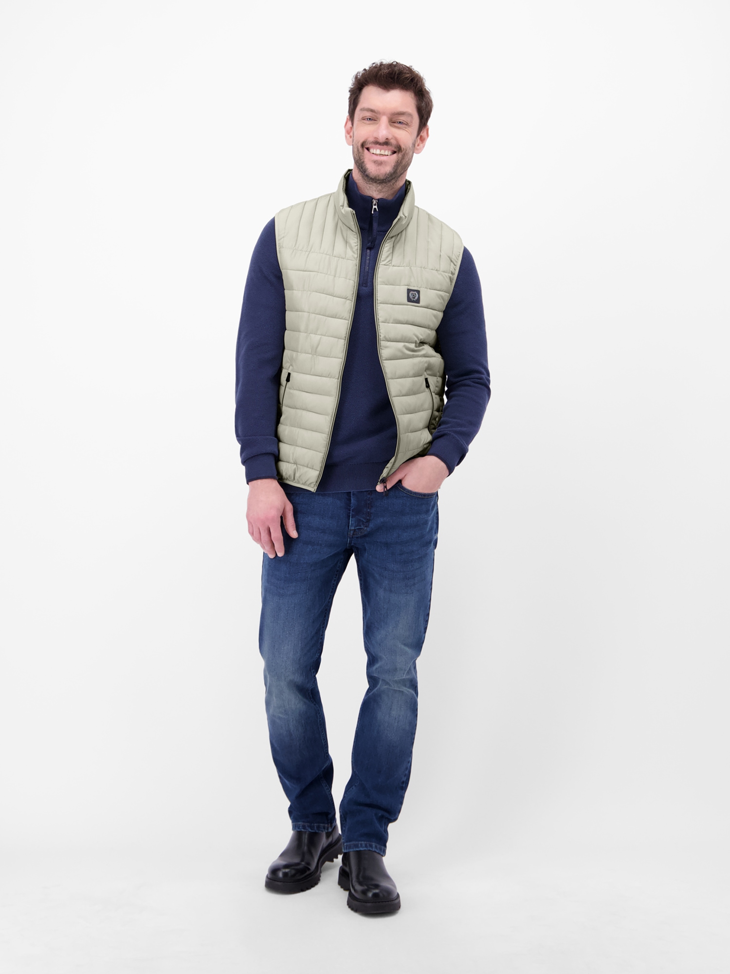 LERROS Steppweste »Steppweste für Herren, leicht gefüttert«