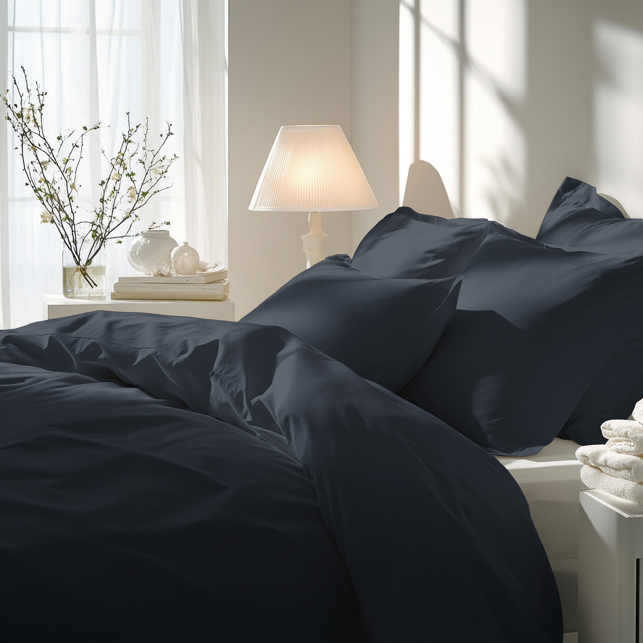 Florella Bettwäsche »Uni, Sagenhaft Satin, 100 % Baumwolle« 2 Stk. tlg.