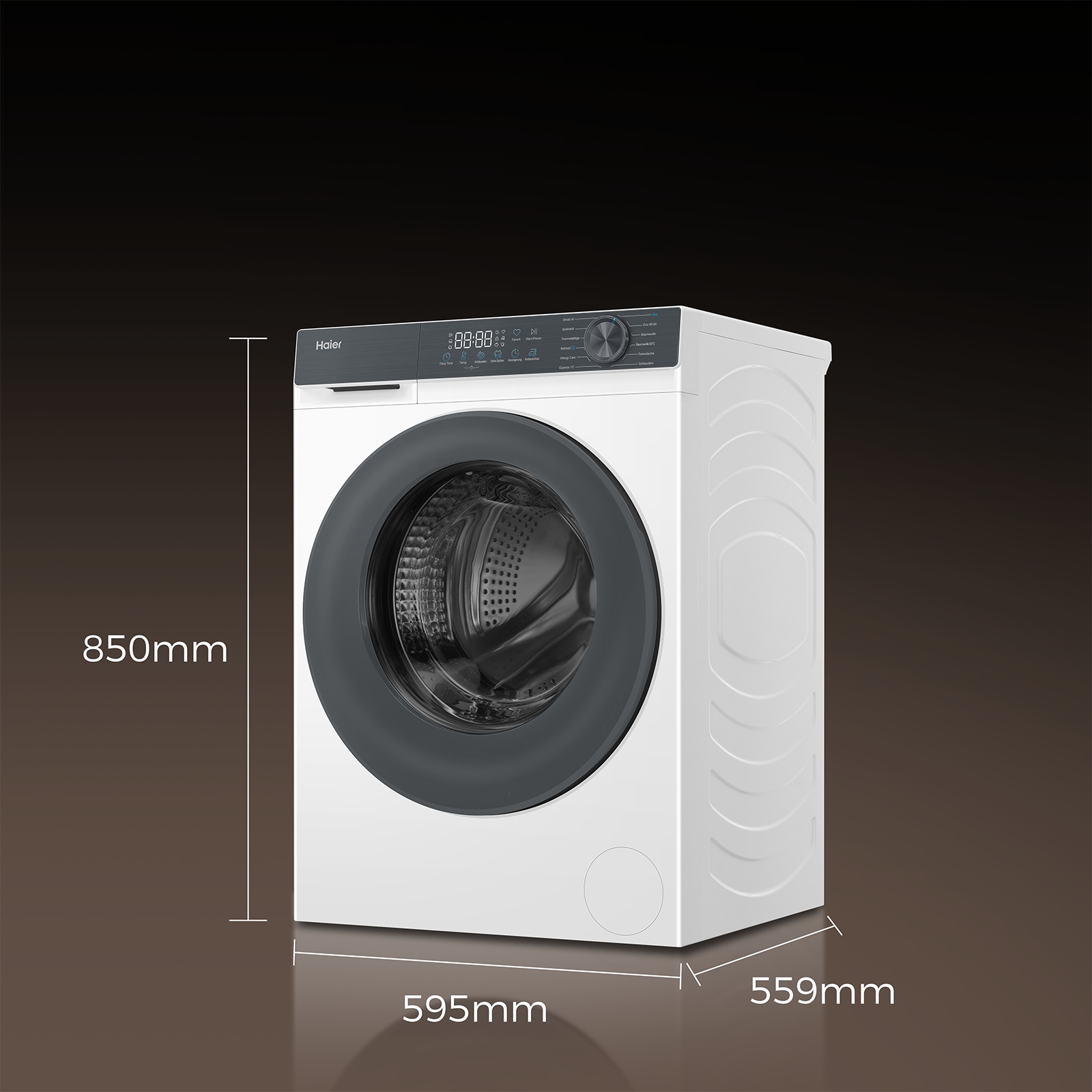 Haier Waschmaschine G3 Serie »HW100-BP14637« 10 kg 1400 U/min Smart AI Automatikprogramm