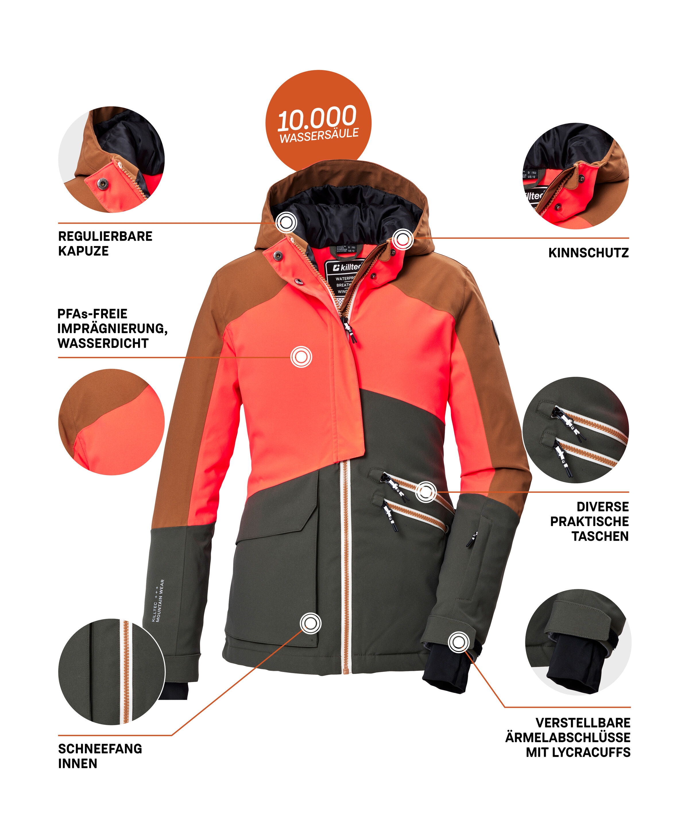 Killtec Skijacke »KSW 405 GRLS SKI JCKT«