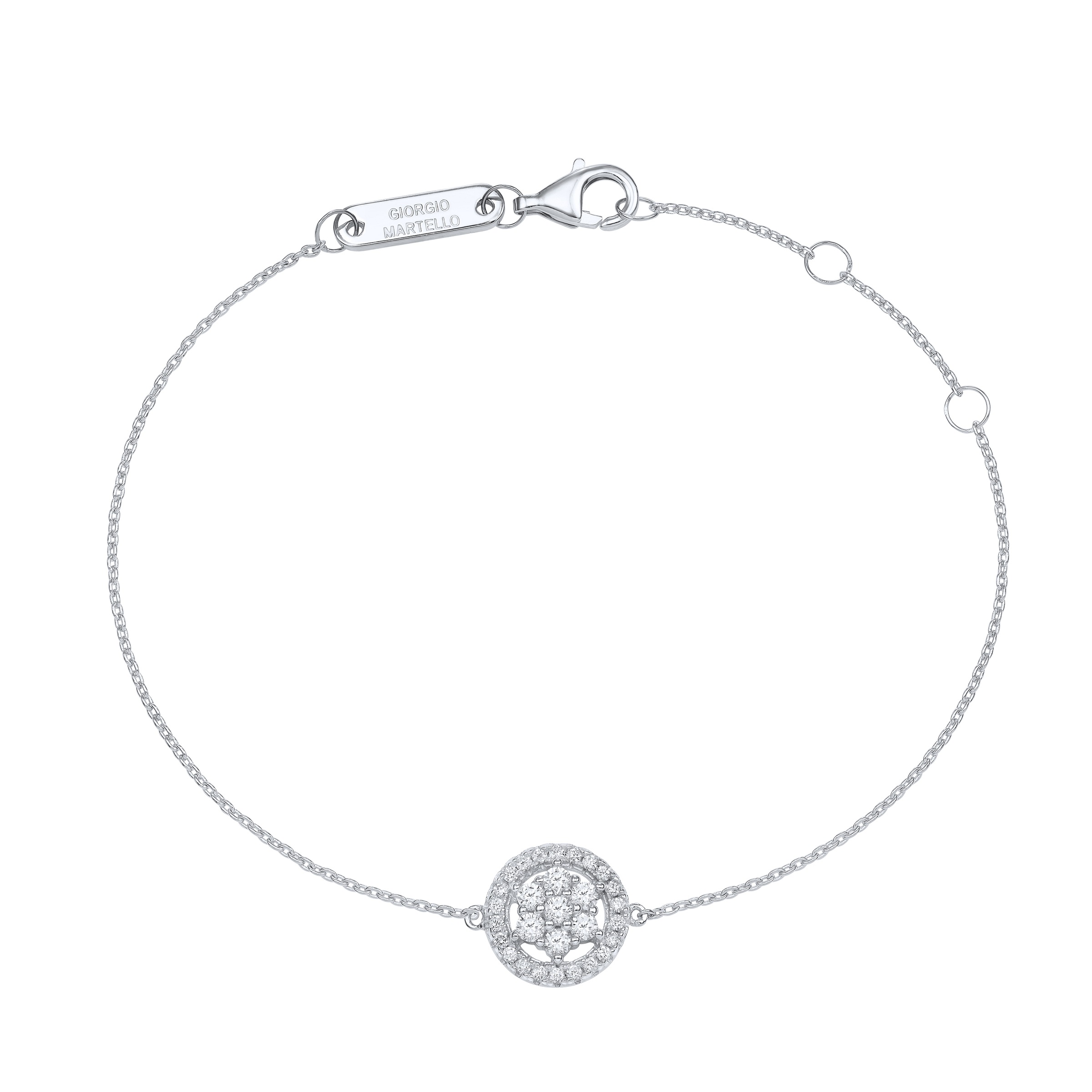 GIORGIO MARTELLO MILANO Armband »Armband mit Lab Grown Brillanten, Silber 925«