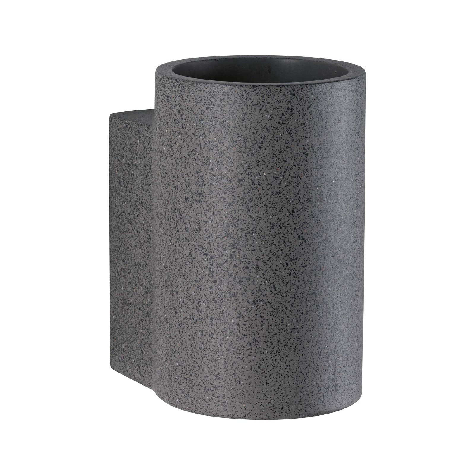 Paulmann LED Außen-Wandleuchte »Concrea IP65 110x135mm 3000K 6,8W 300lm 230V schwarzer Sandstein Beton«, 1 flammig