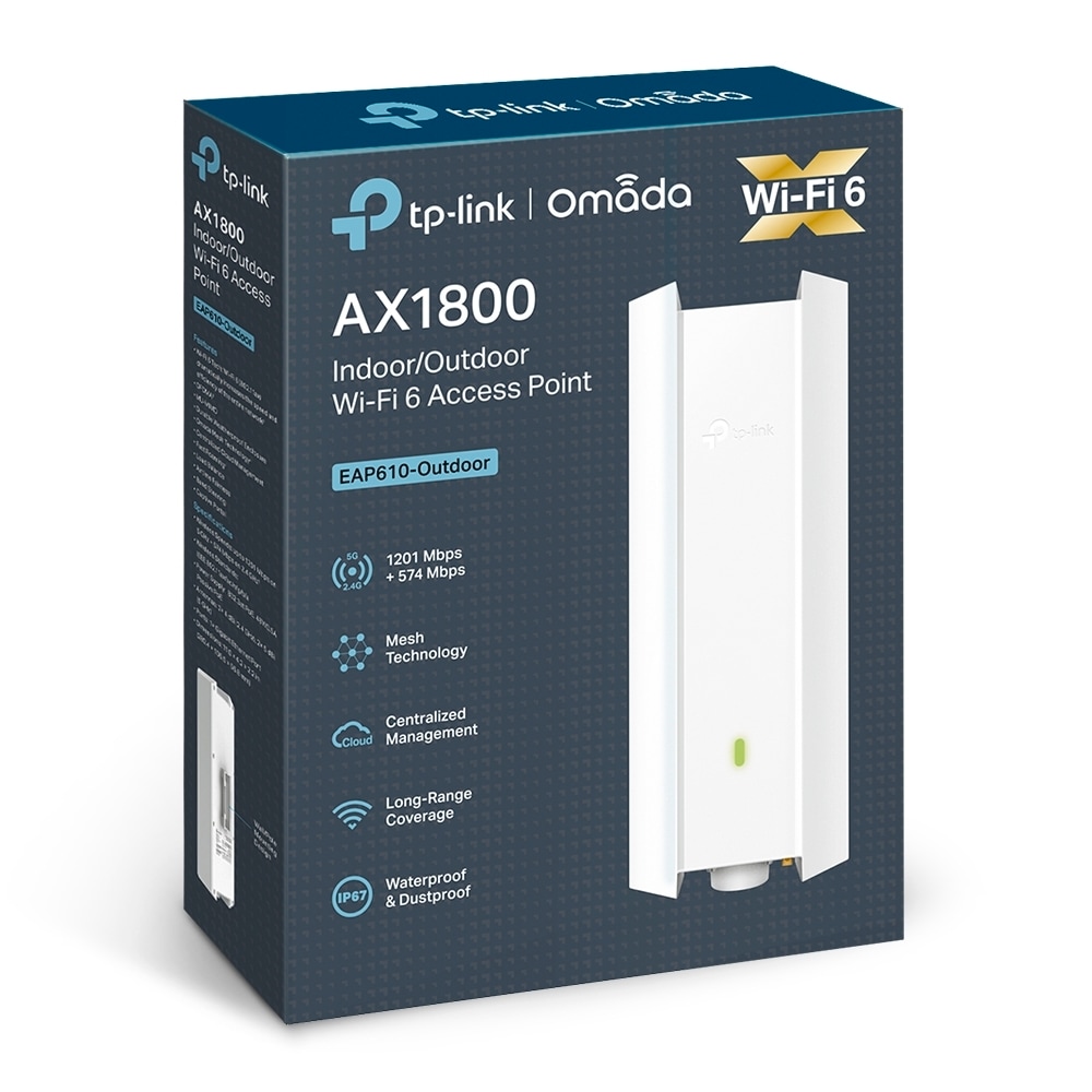 TP-Link Reichweitenverstärker »EAP610-Outdoor 2,4 & 5 GHz AX1800 Wi-Fi 6 Accesspoint«