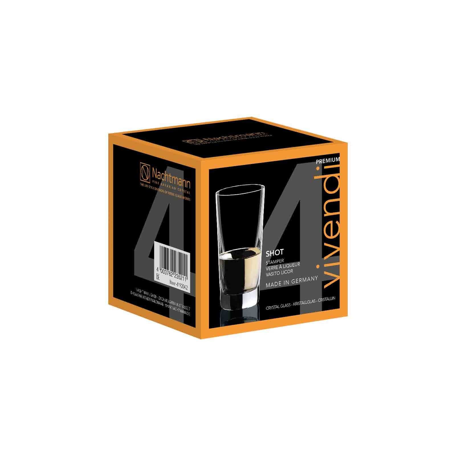 Nachtmann Schnapsglas »Schnapsgläser Vivendi 55 ml 4er Set transparent«