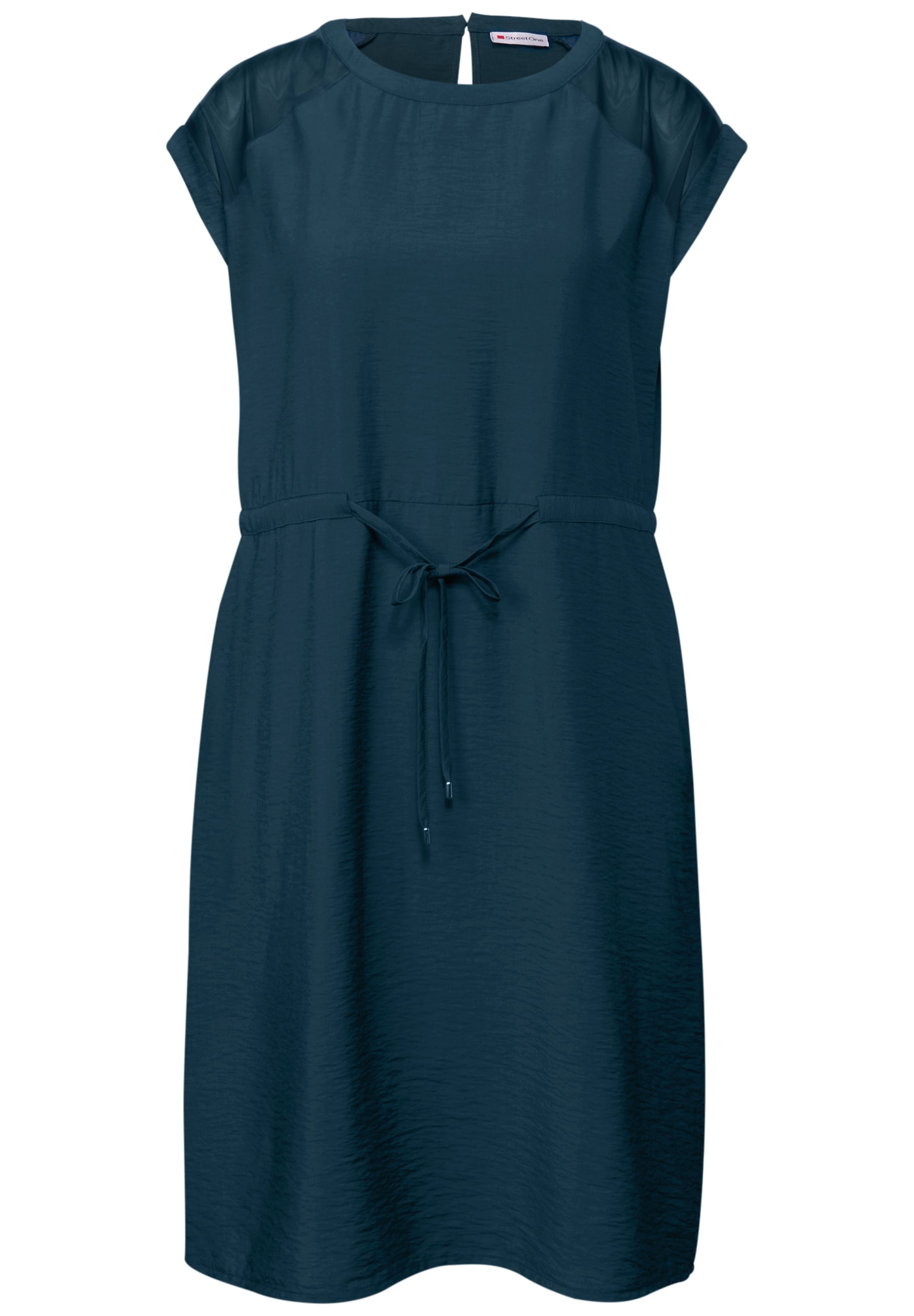 STREET ONE Shirtkleid, mit Mesh-Details