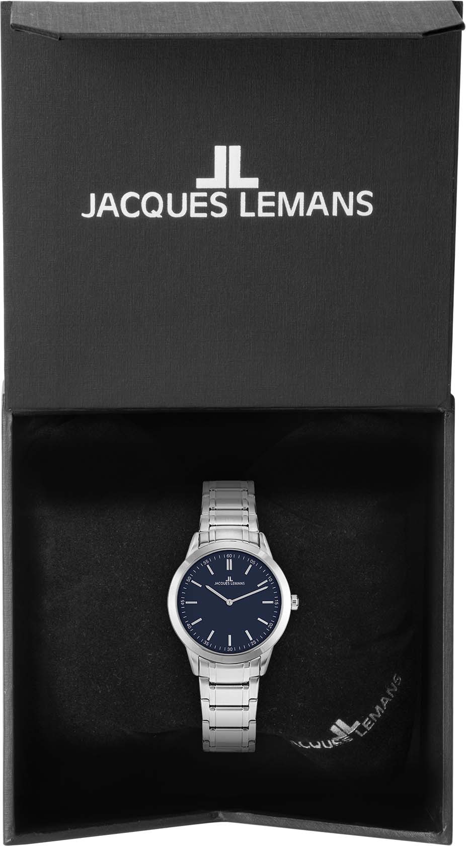 Jacques Lemans Quarzuhr »Sydney, 1-2097C«, Armbanduhr, Damenuhr, gehärtetes Crystexglas