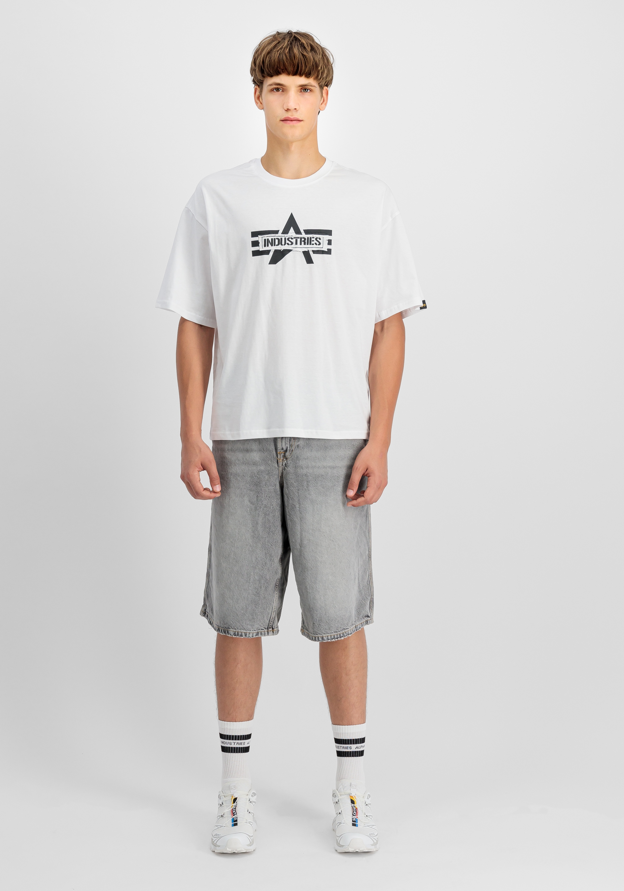 Alpha Industries T-Shirt »Alpha Industries Men - T-Shirts Logo Edge T-Shirt«