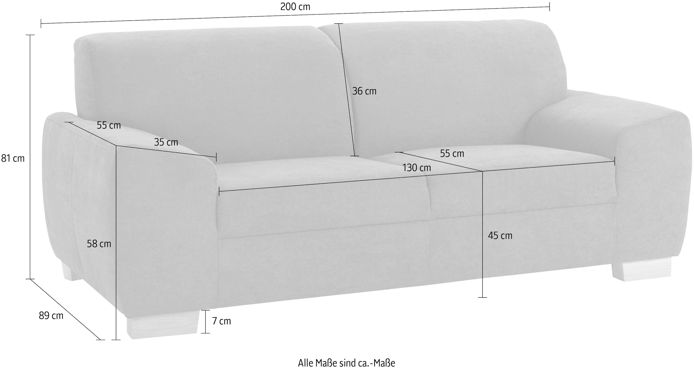 DOMO collection 2-Sitzer »Incanto«
