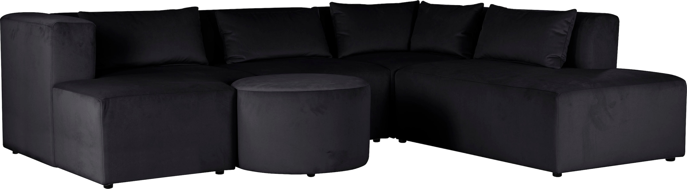 Leonique Ecksofa »Alexane L-Form«, zusammengesetzt aus Modulen, in vielen Bezugsqualitäten und Farben.
