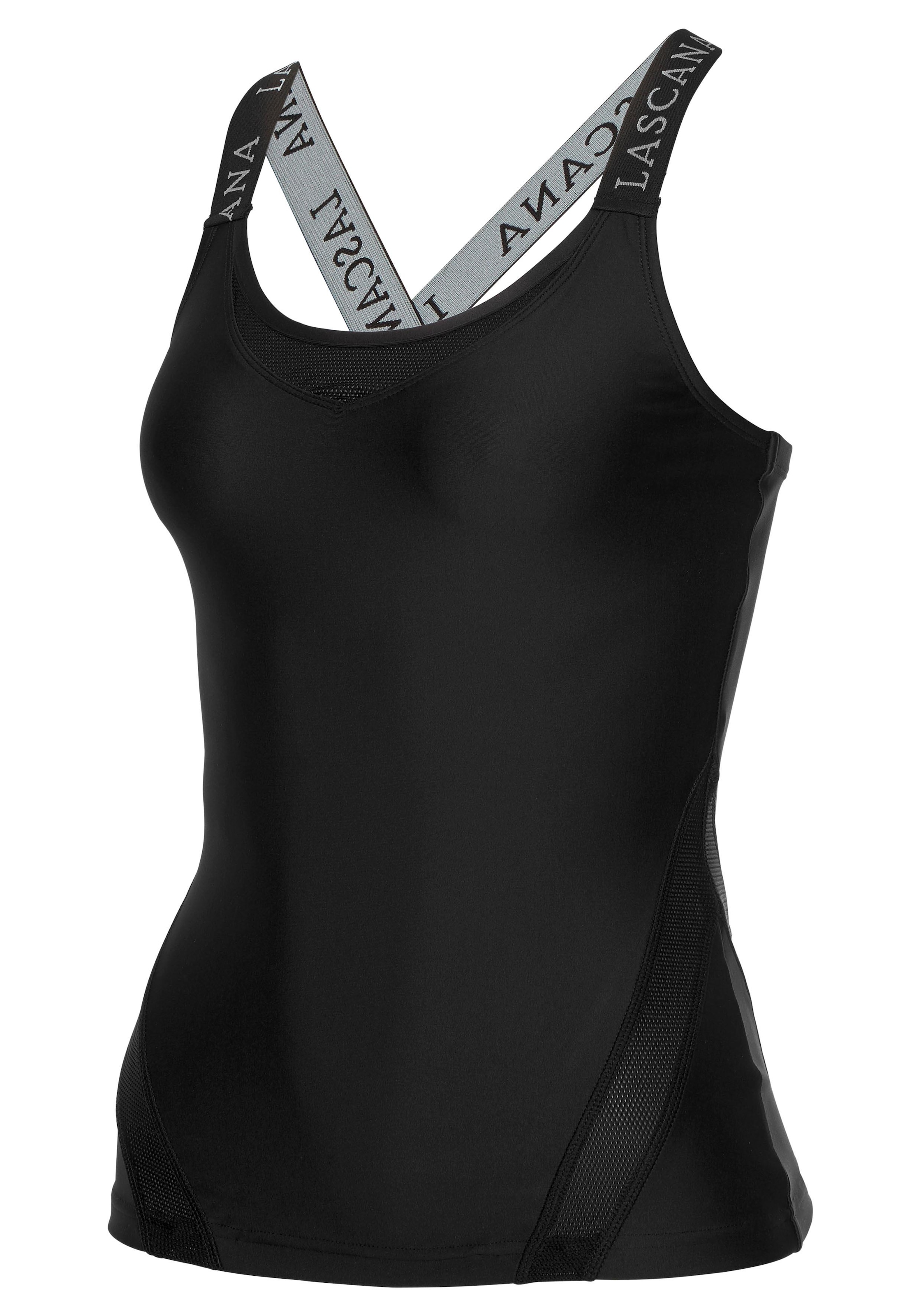 LASCANA ACTIVE Funktionsshirt, mit elastischen Shop OTTO Trägern im Mesh kaufen und Online