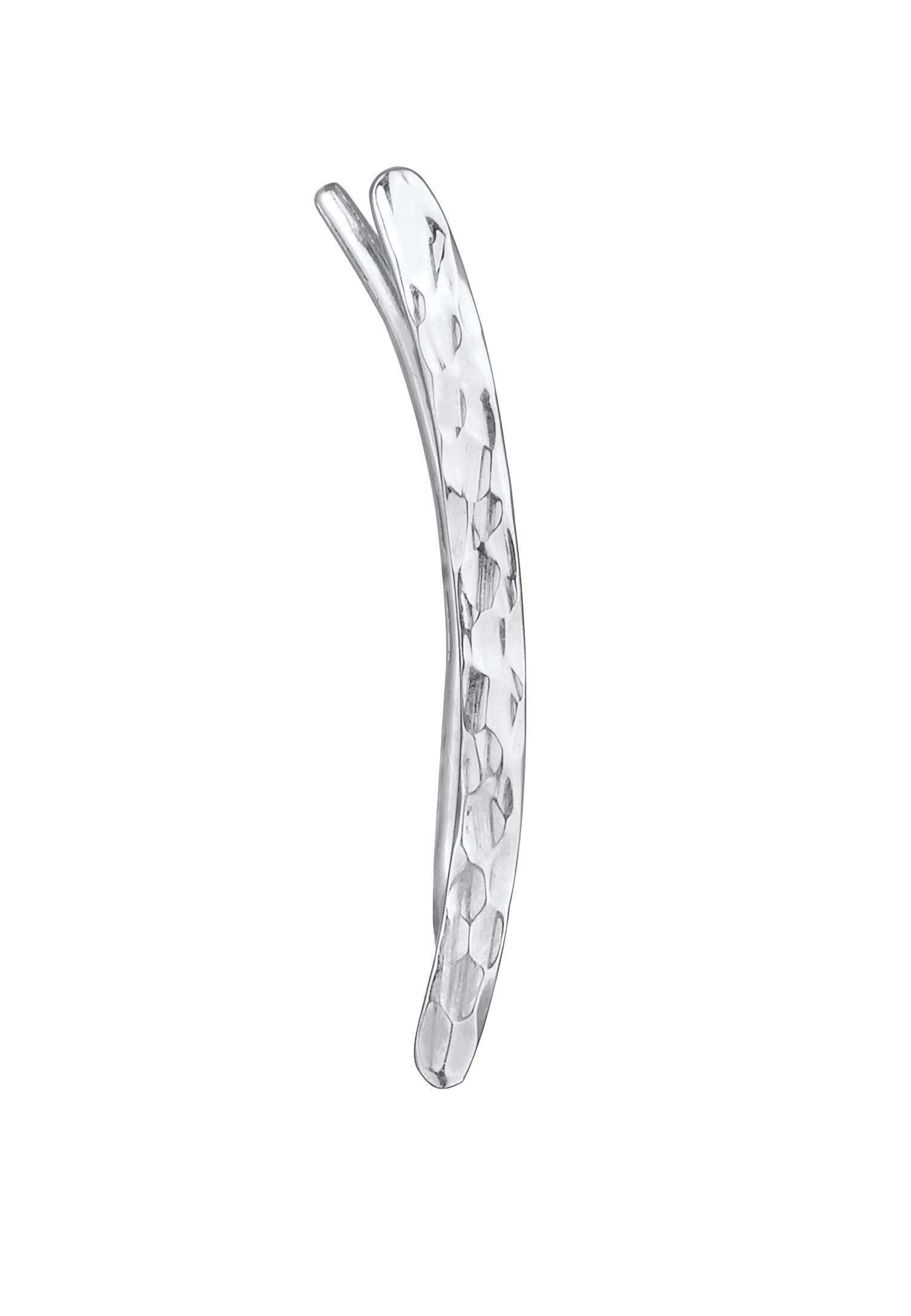 Elli Ohrklemme »Ohrringe Single Earclimber Ohrklemme Gehämmert 925 Silber«