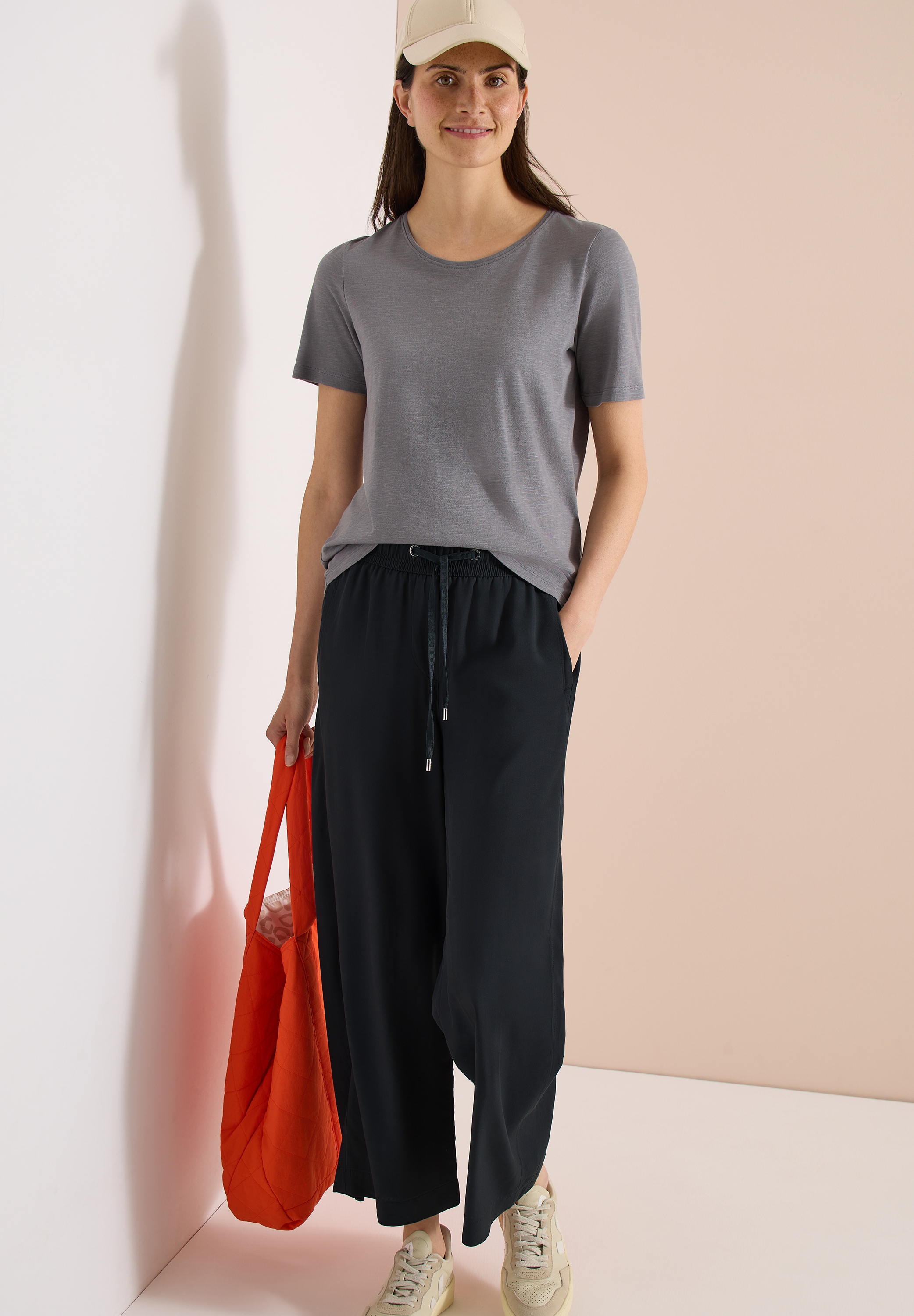 Cecil 7/8-Hose  7/8 Stoffhose im Loose Fit