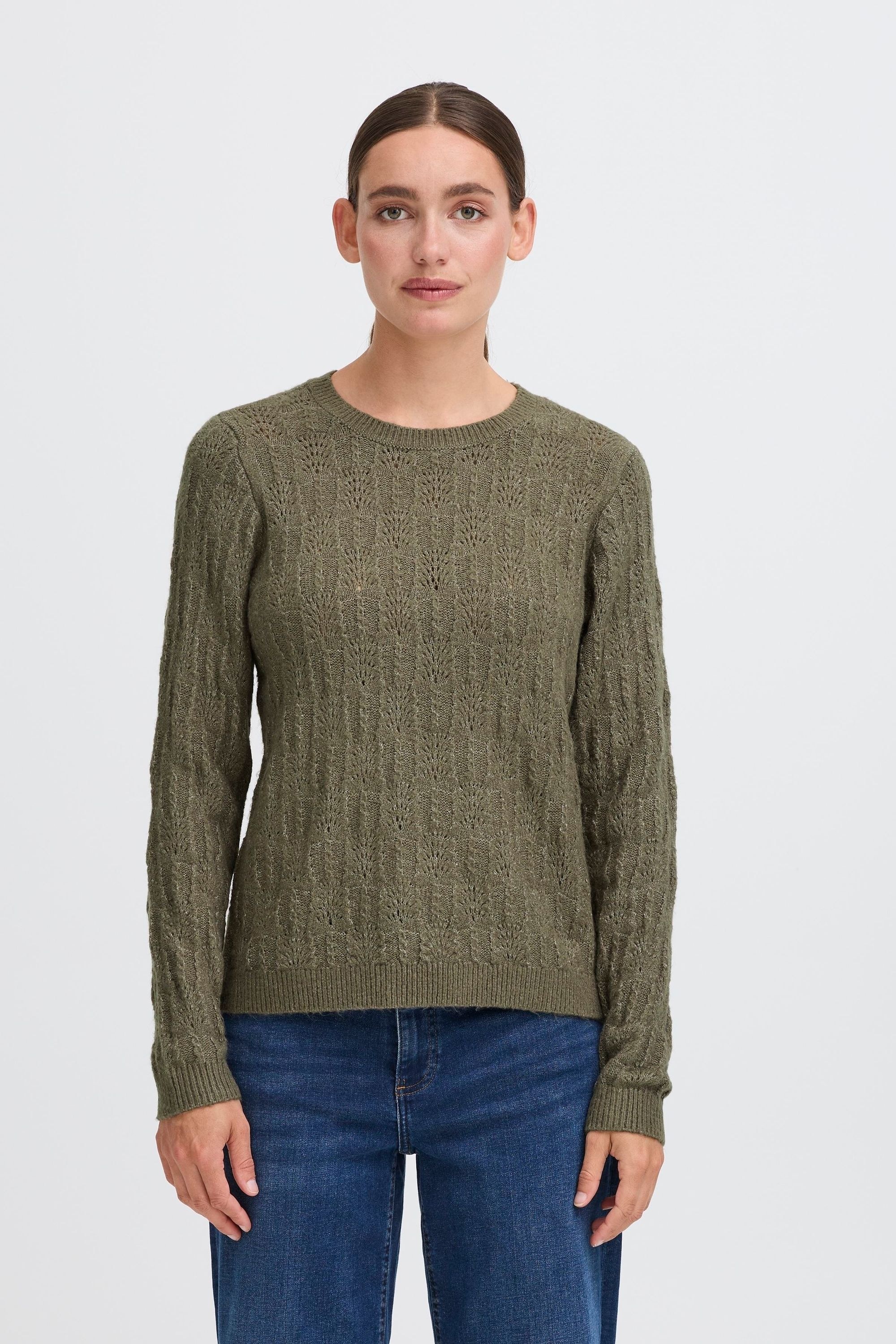 OXMO Strickfleece-Pullover »Strickpullover OXFSINVA«