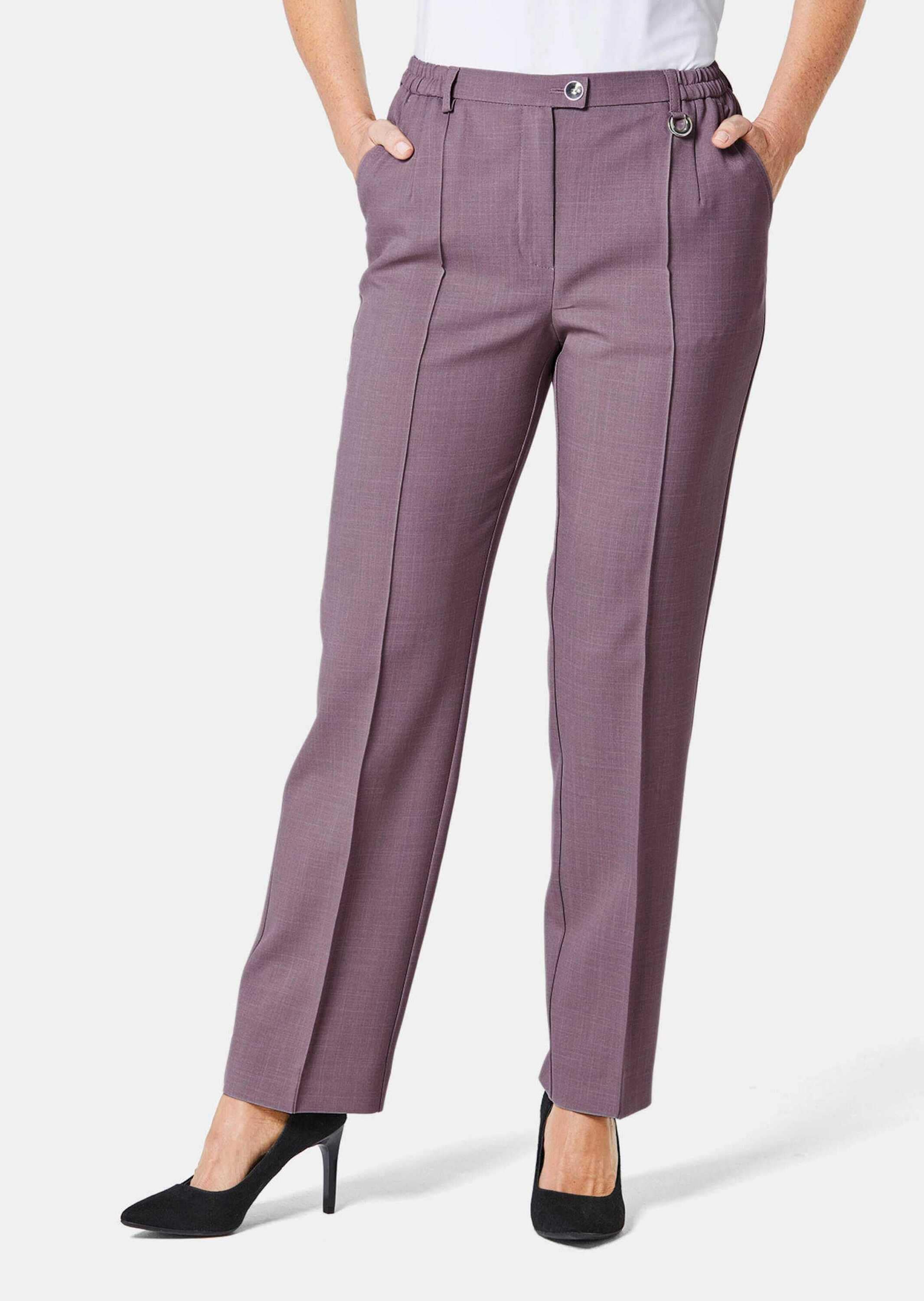 GOLDNER 2-in-1-Hose »Kurzgröße Knitterarme Hose Anna mit SilverFresh-Ausrüstung«