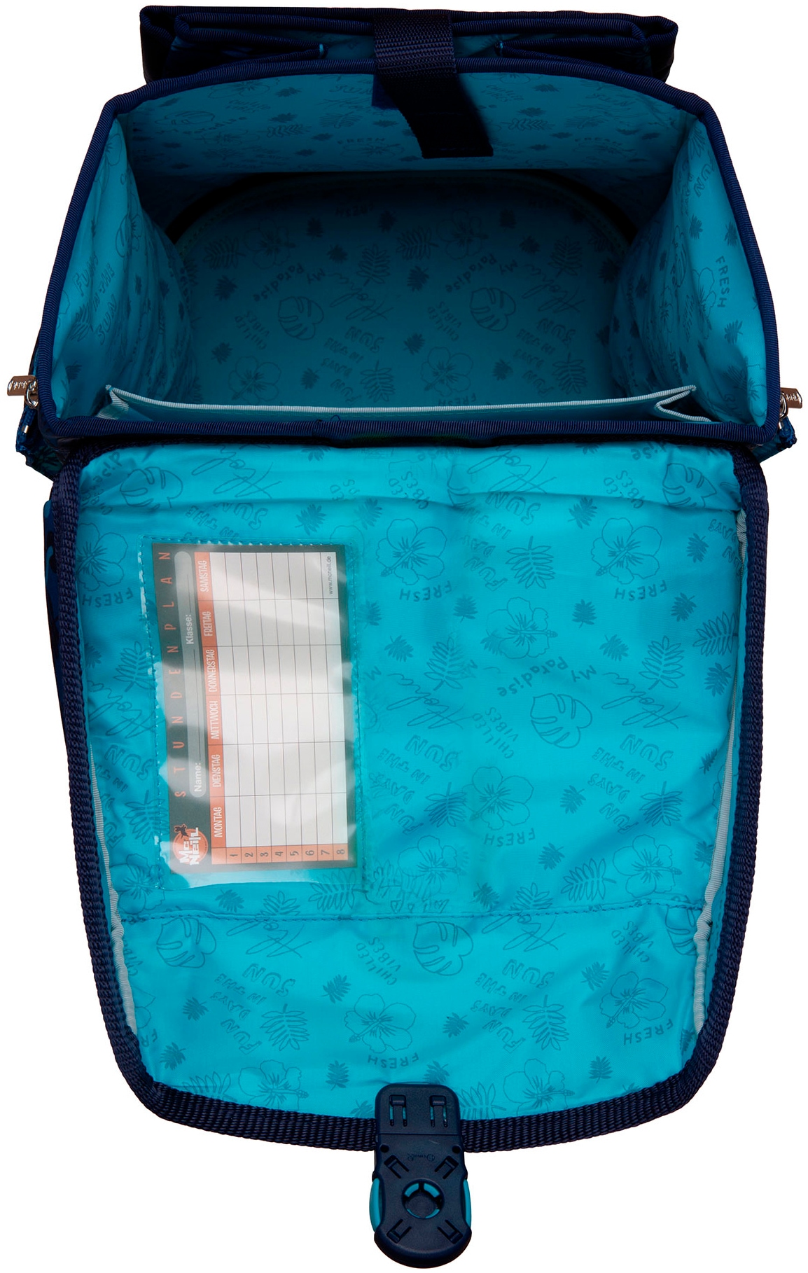 McNeill Schulranzen »Perfecto, Disney, Stitch« reflektierende Streifen auf den Schultergurten;retroreflektierende Flächen inkl. Federmäppchen, Turnbeutel, Schlamperrolle & Motivmagnet