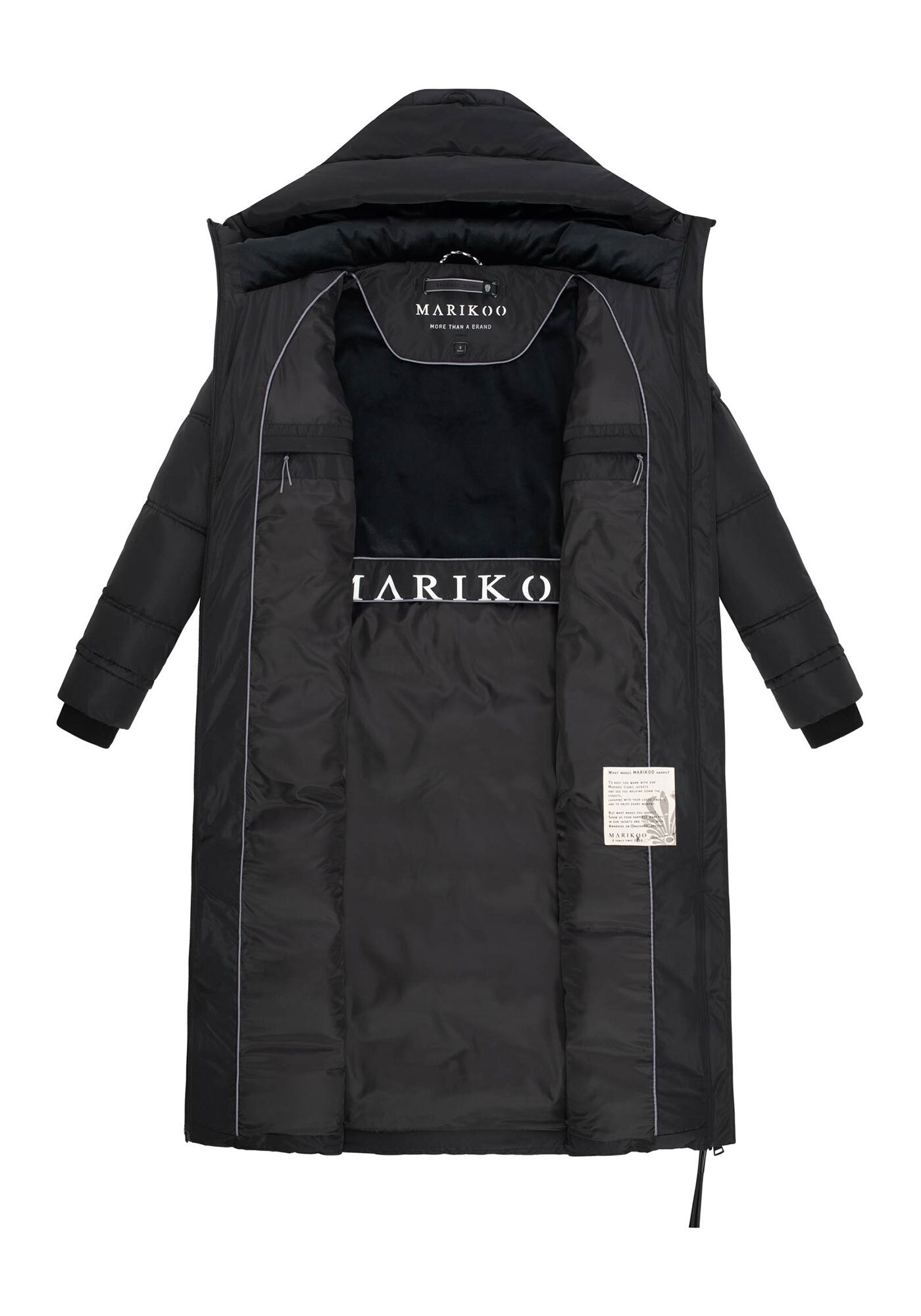 Marikoo Winterjacke »Marikoo Honiaa Damen Winter Steppmantel Parka N074«
