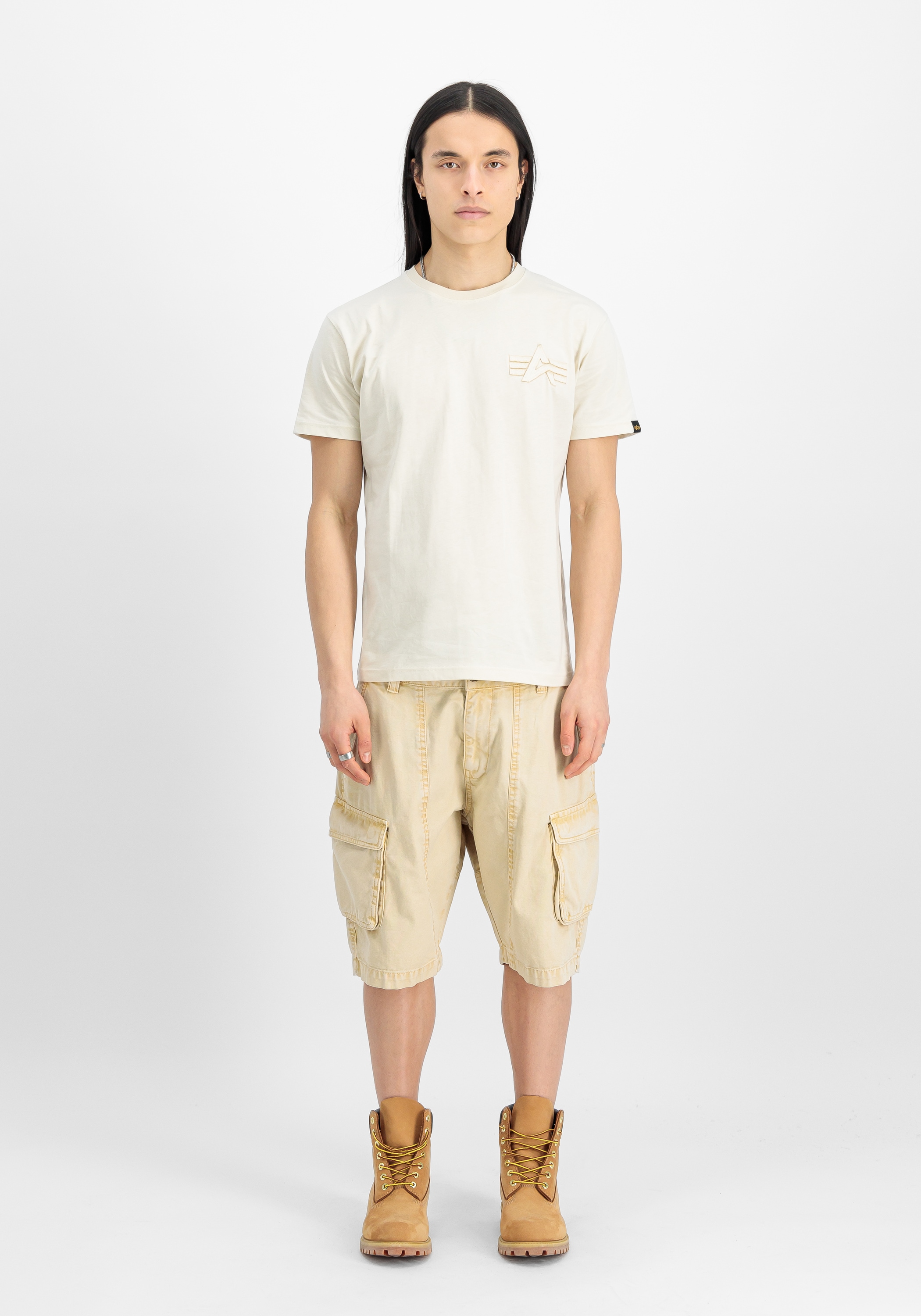 Alpha Industries T-Shirt »Alpha Industries Men - T-Shirts Coach T-Shirt Back Embroidery«