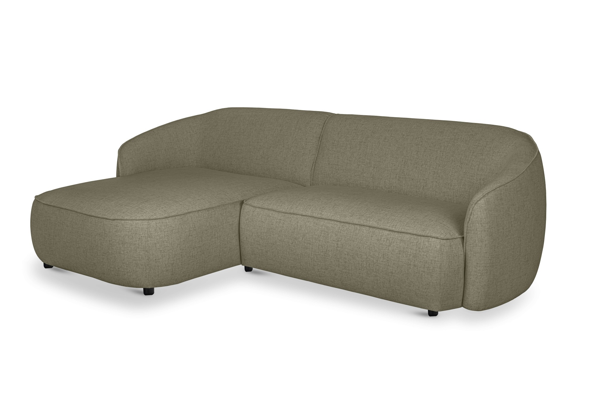 INOSIGN Ecksofa »Cosigo«, Breite 246 cm, 2 Chenille-Stoffe zur Auswahl, mit Kaltschaum