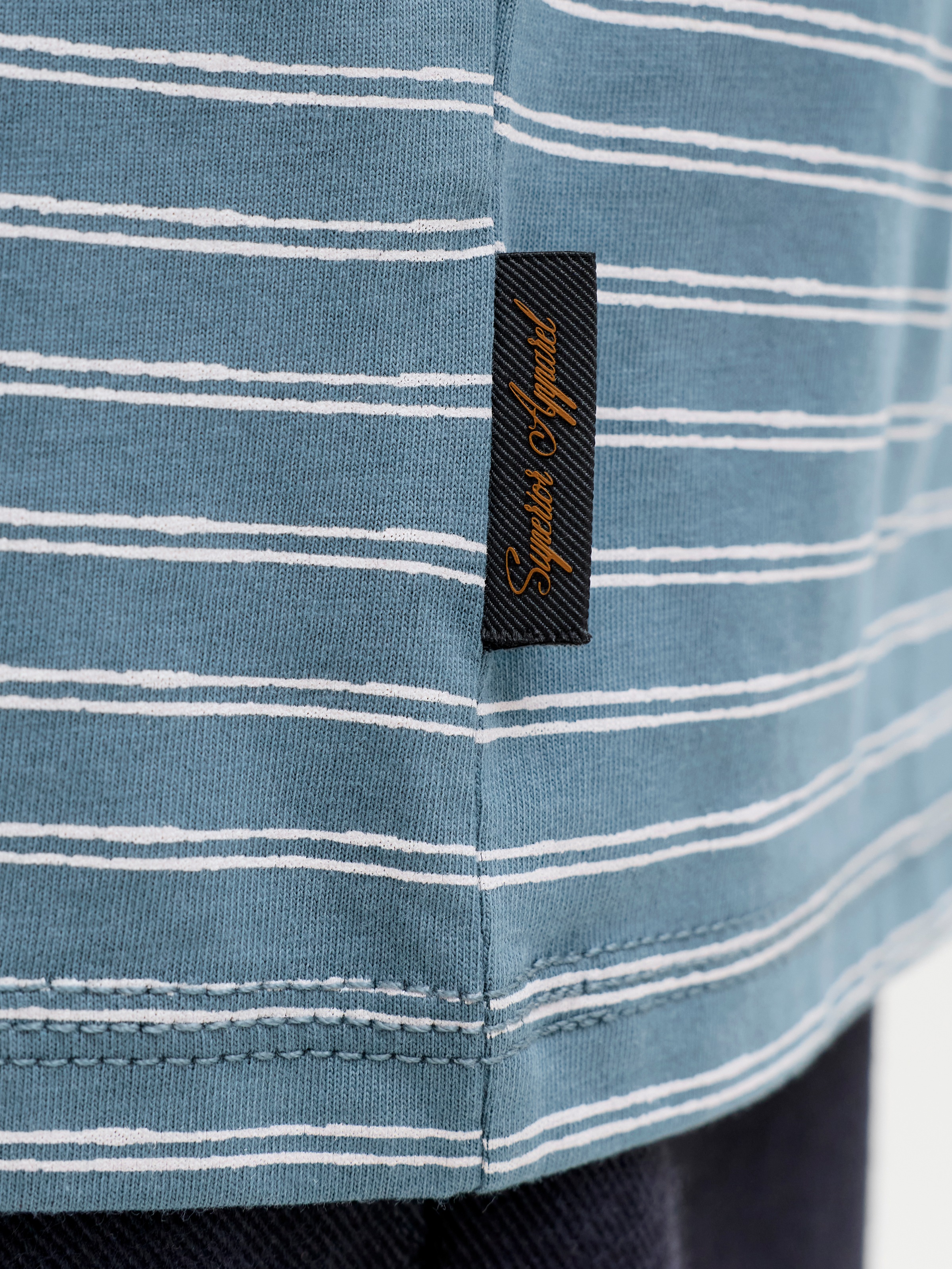 Jack & Jones Rundhalsshirt »JJDEVIN DAYTONA STRIPED TEE SS CREW NECK« Baumwollmischung, relaxed fit