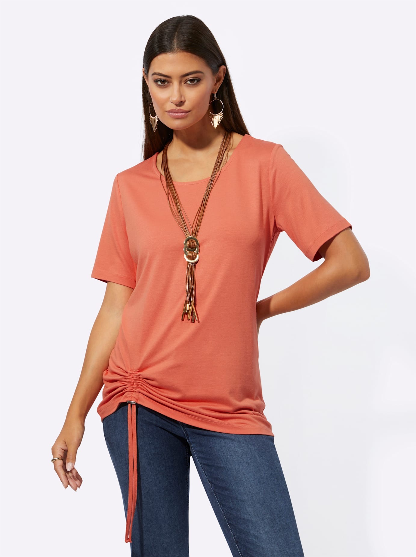 creation L Kurzarmshirt »Shirt«, (1 tlg.)