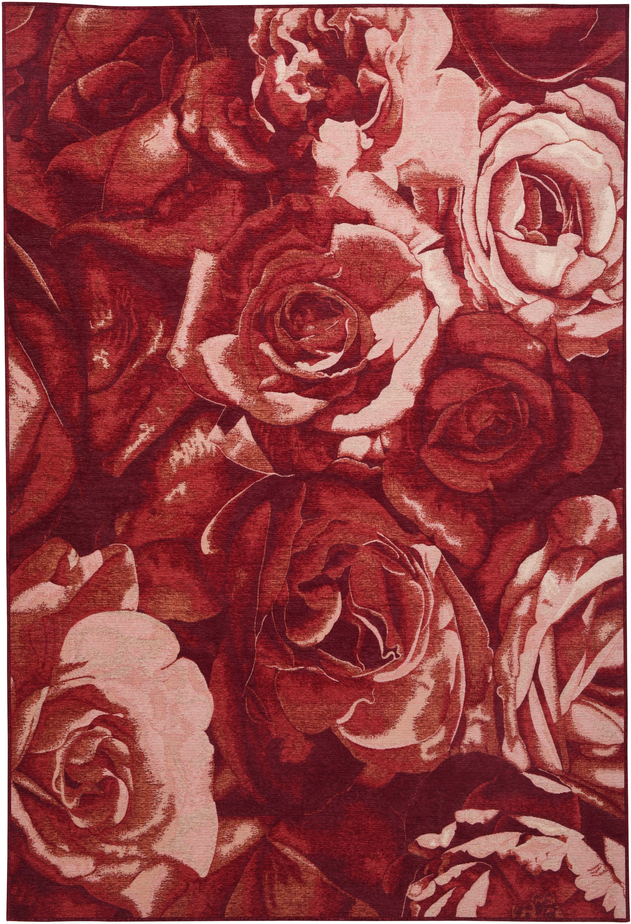 THEKO Teppich Rose«, OTTO Flachgewebe, ideal bei Schlafzimmer & im kaufen »Flomi Wohnzimmer rechteckig