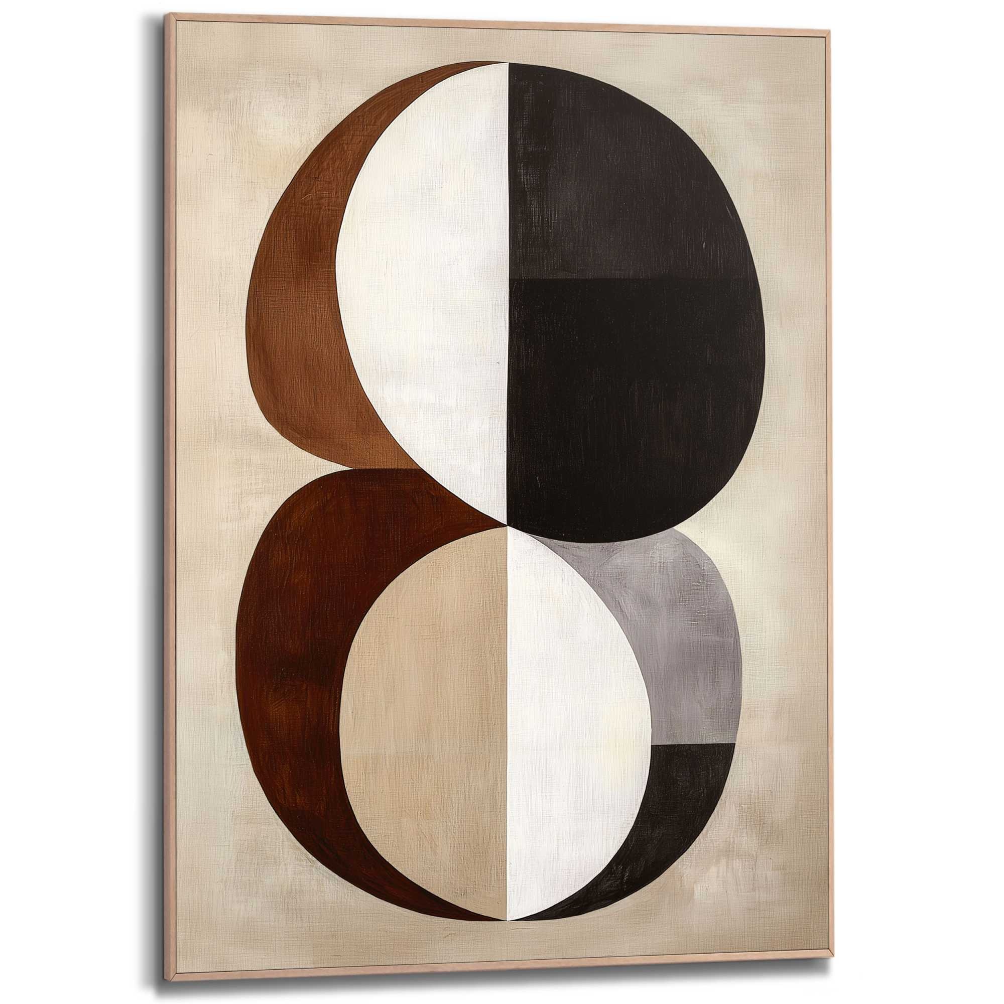 Reinders! Poster »Earth Essence«, Wohnzimmer - Formen - Organisch - Braun - MDF - Abstrakt - 50x70 cm