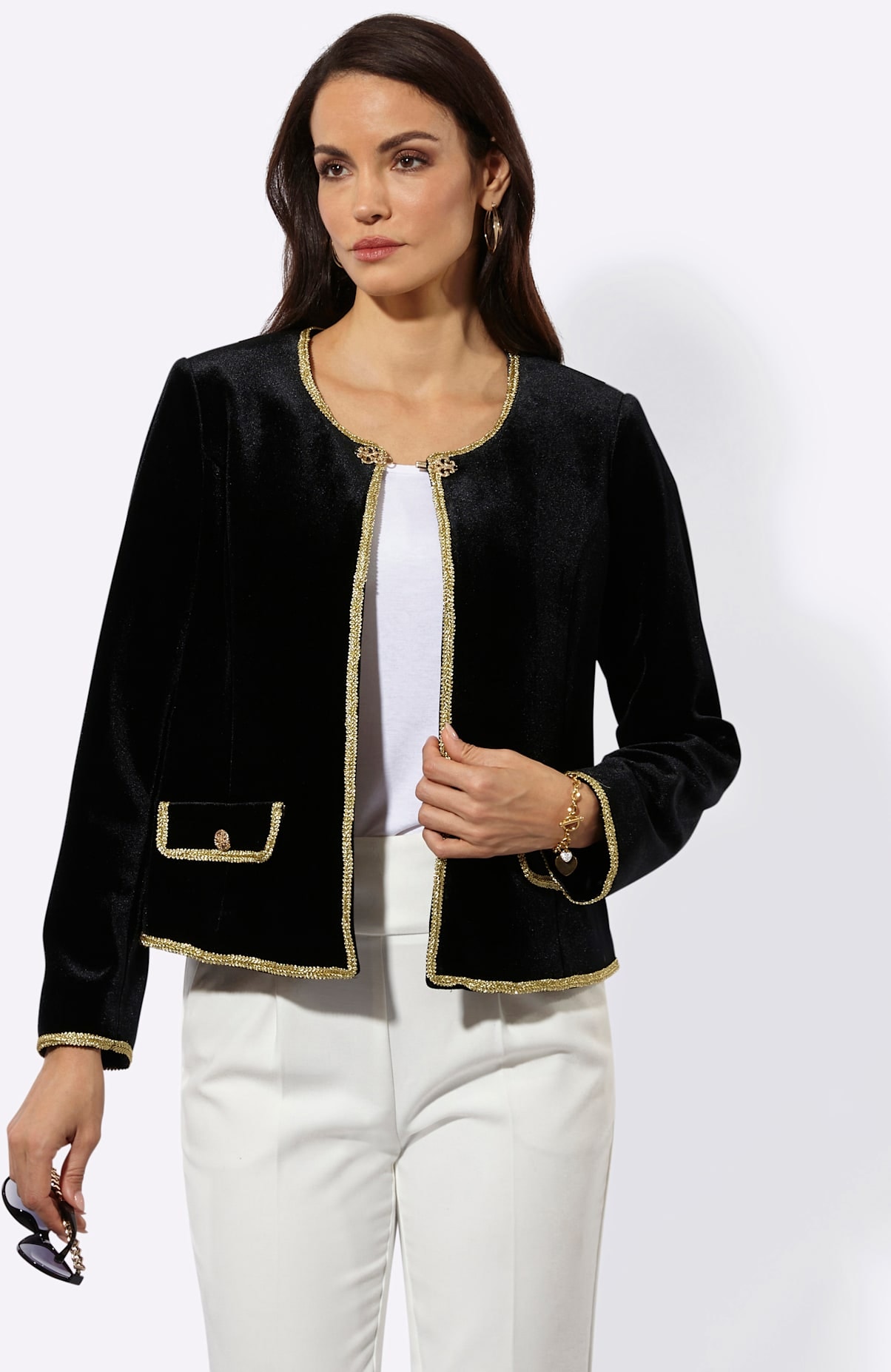 creation L Jackenblazer »Samtblazer«