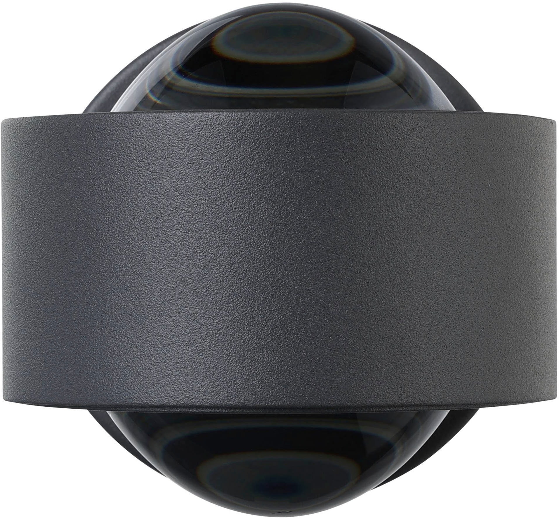 EGLO Wandleuchte »Ono 2 Wandlampe, Aluminium und Kunststoff, Wohnzimmerlampe, Lampe« LED-Modul 1 Stk. Warmweiß Wand-/Deckenleuchte - L9 x H8 x AL13 cm - anthrazit - 2X2,5W inkl.