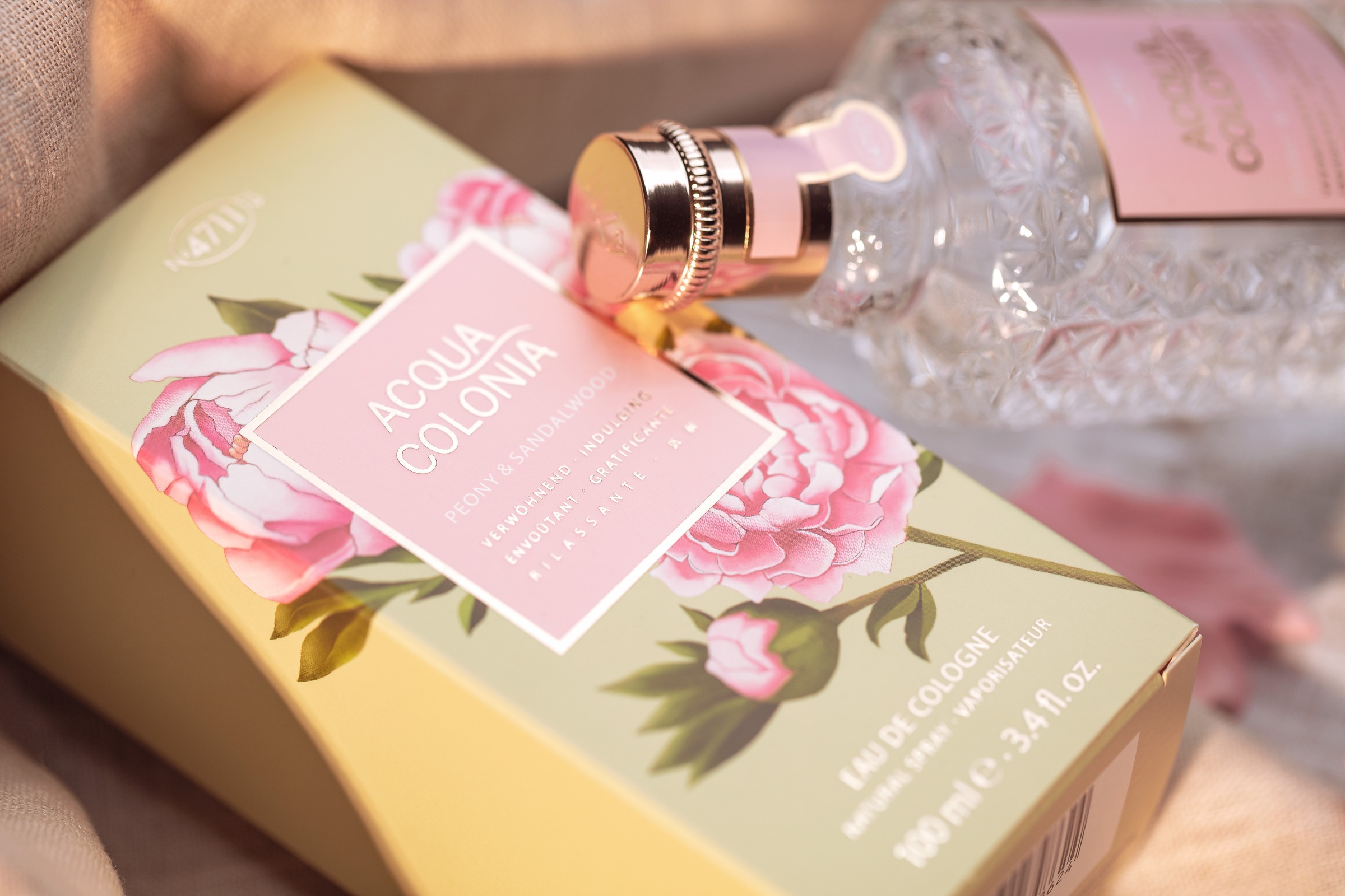 4711 Eau de Cologne »4711 Acqua Colonia PEONY & SANDALWOOD EAU DE COLOGNE NATURAL SPRAY 100«, (Packung, 1 tlg.), mit floral-holziger Duftnote
