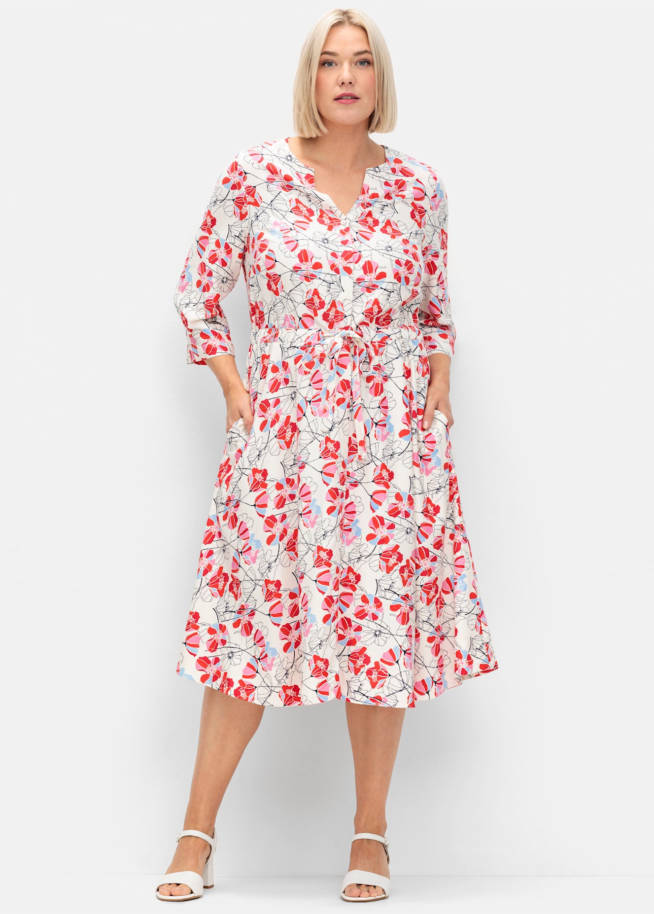 Sheego Druckkleid »Kleid«