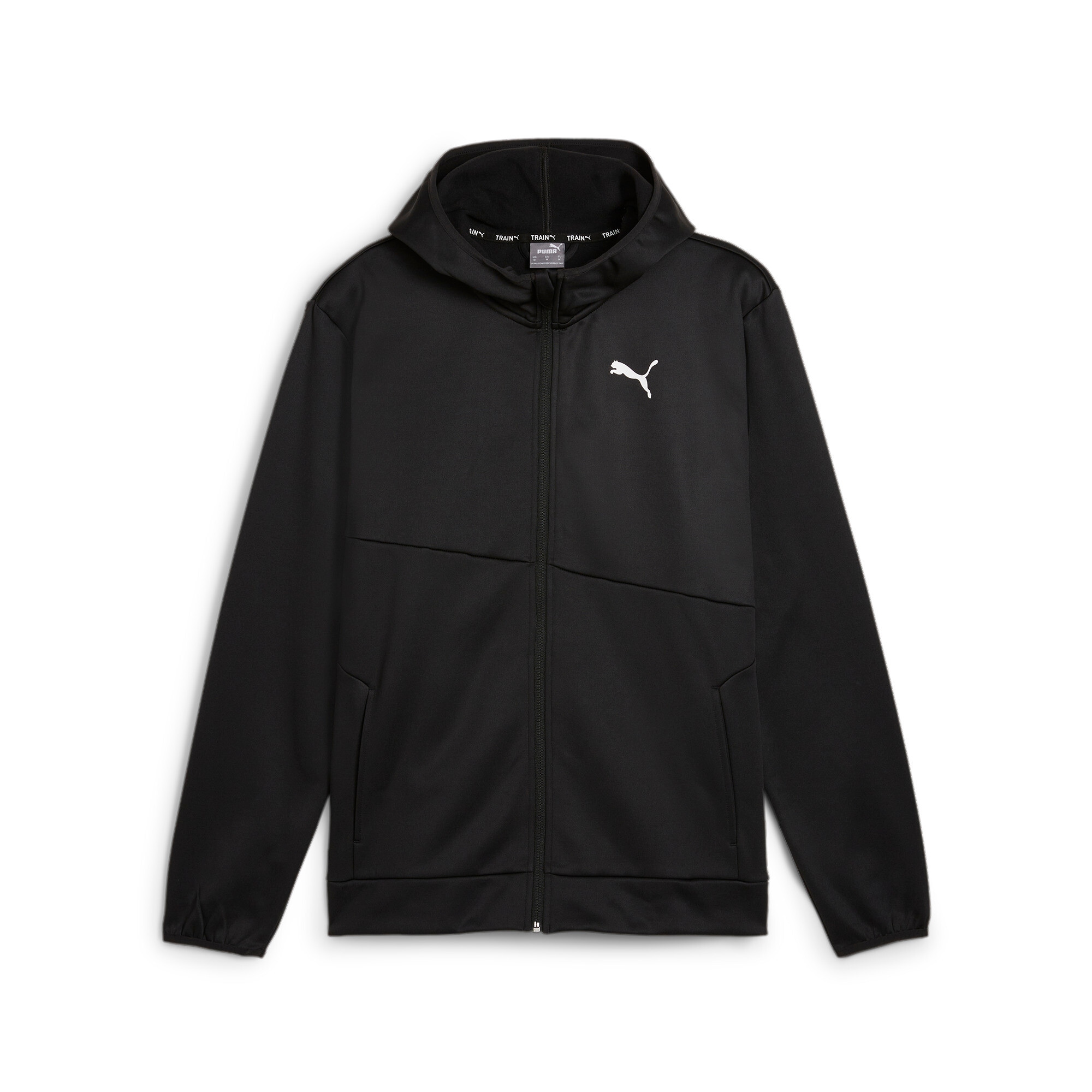 PUMA Trainingsjacke »TRAIN ALL DAY PWRFLEECE FULL ZIP«, mit Kapuze