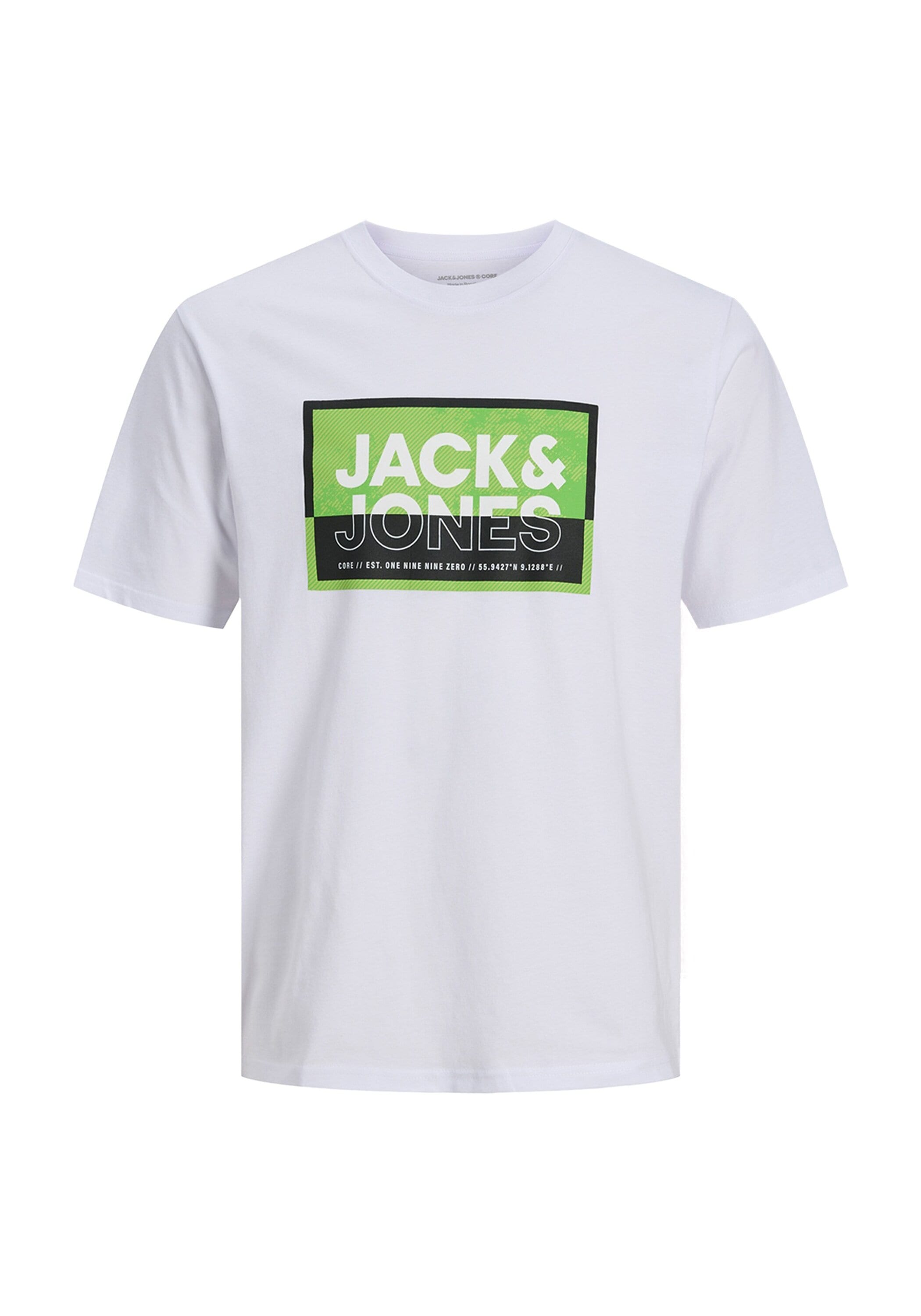 Jack & Jones T-Shirt »T-Shirt JCOLOGAN SUMMER PRINT TEE CREW 5PK MP 5er Pack« 5
