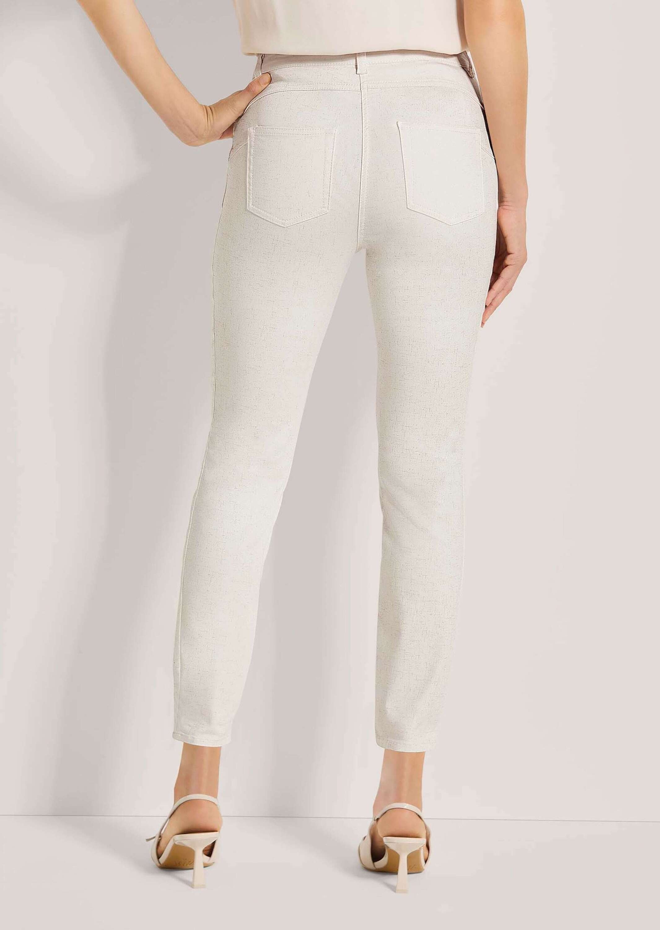 MADELEINE Chinos »Druckhose Schlanke Hose mit Allover-Druck«
