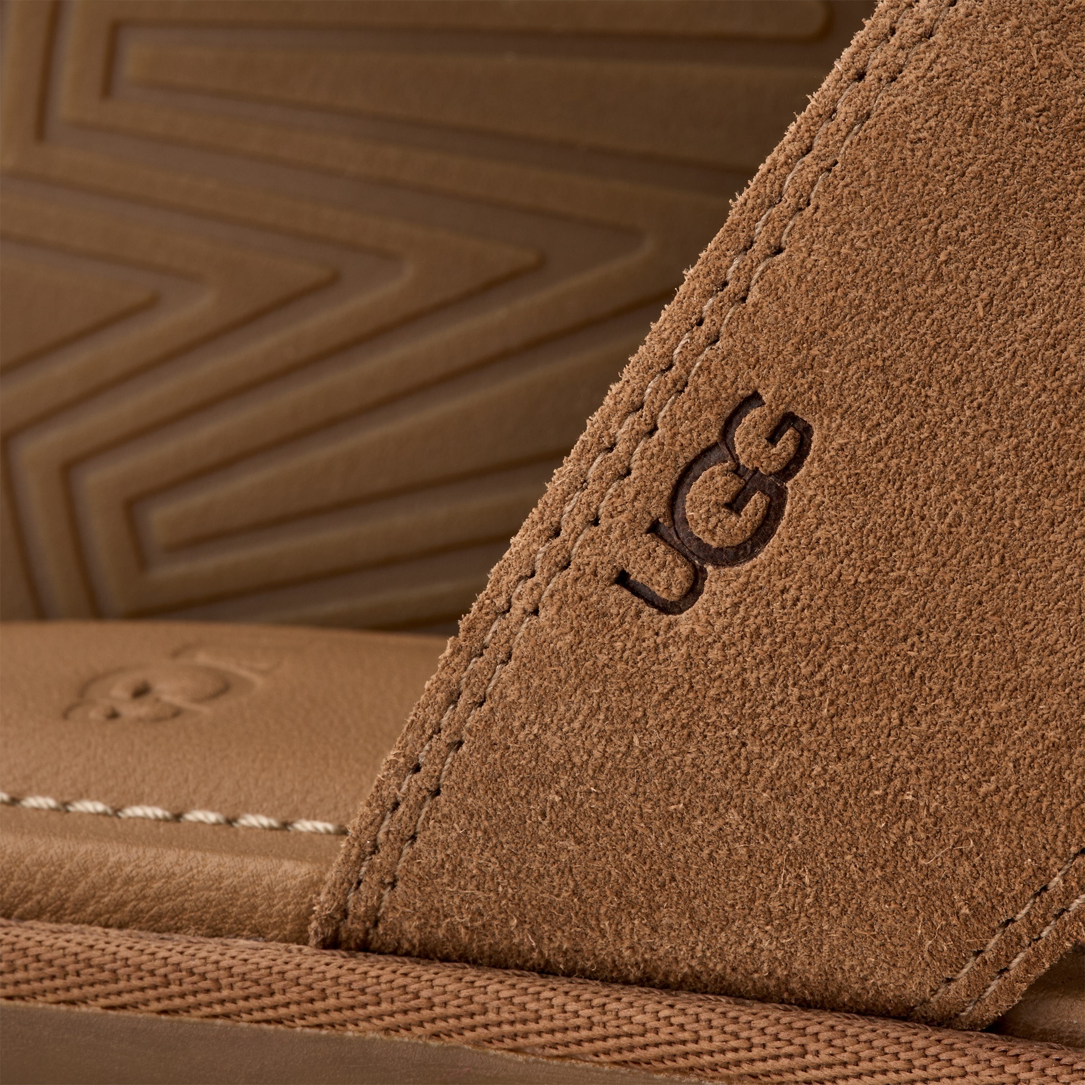 UGG Sandale »DELRAY«, Flats, Riemchensandale mit Fußbett Memory-Schaum