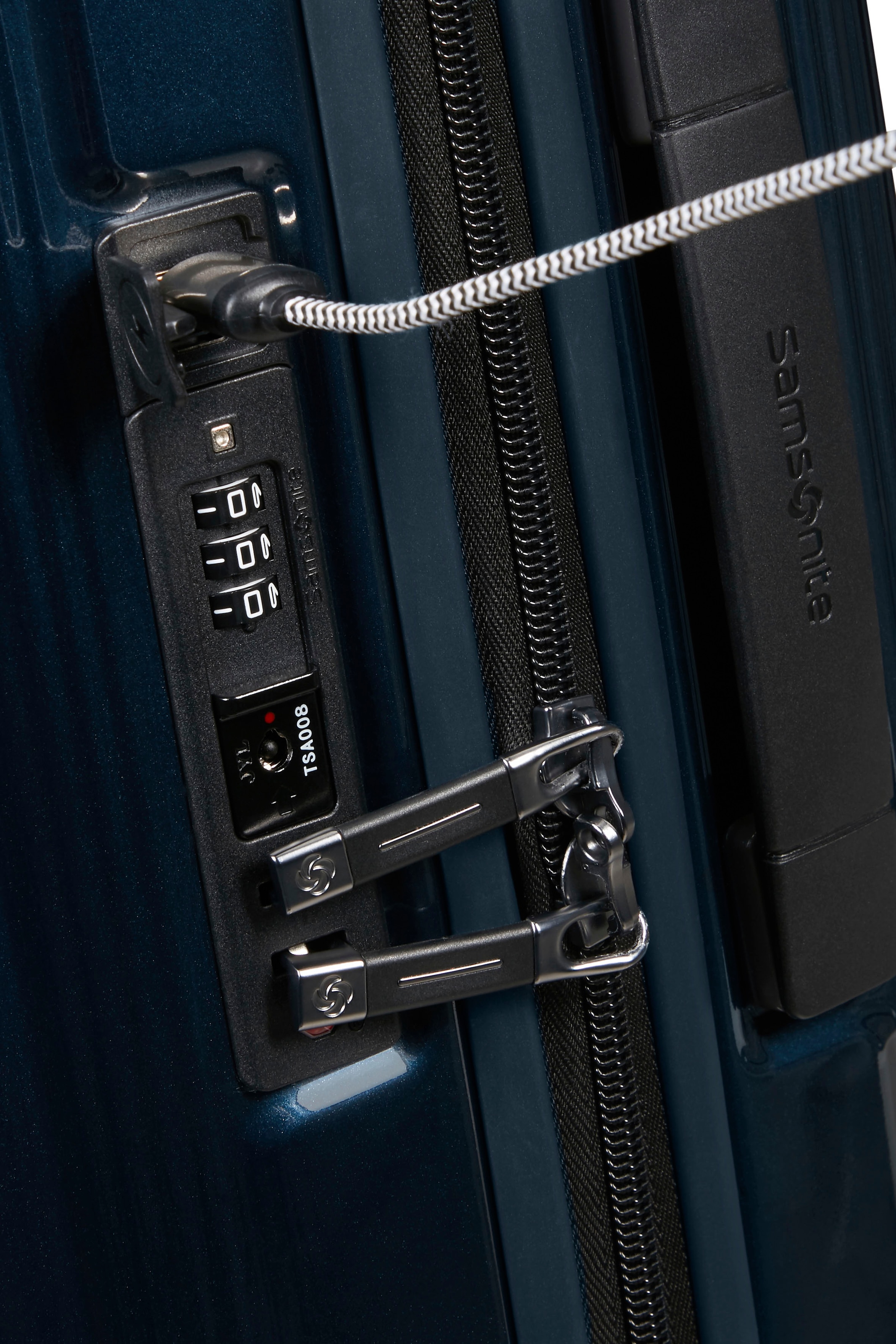 Samsonite Hartschalen-Trolley »NUON, verschiedene Größen und Farben«, 4 Rollen, Hartschalen-Koffer TSA-Zahlenschloss Volumenerweiterung bei S/XL