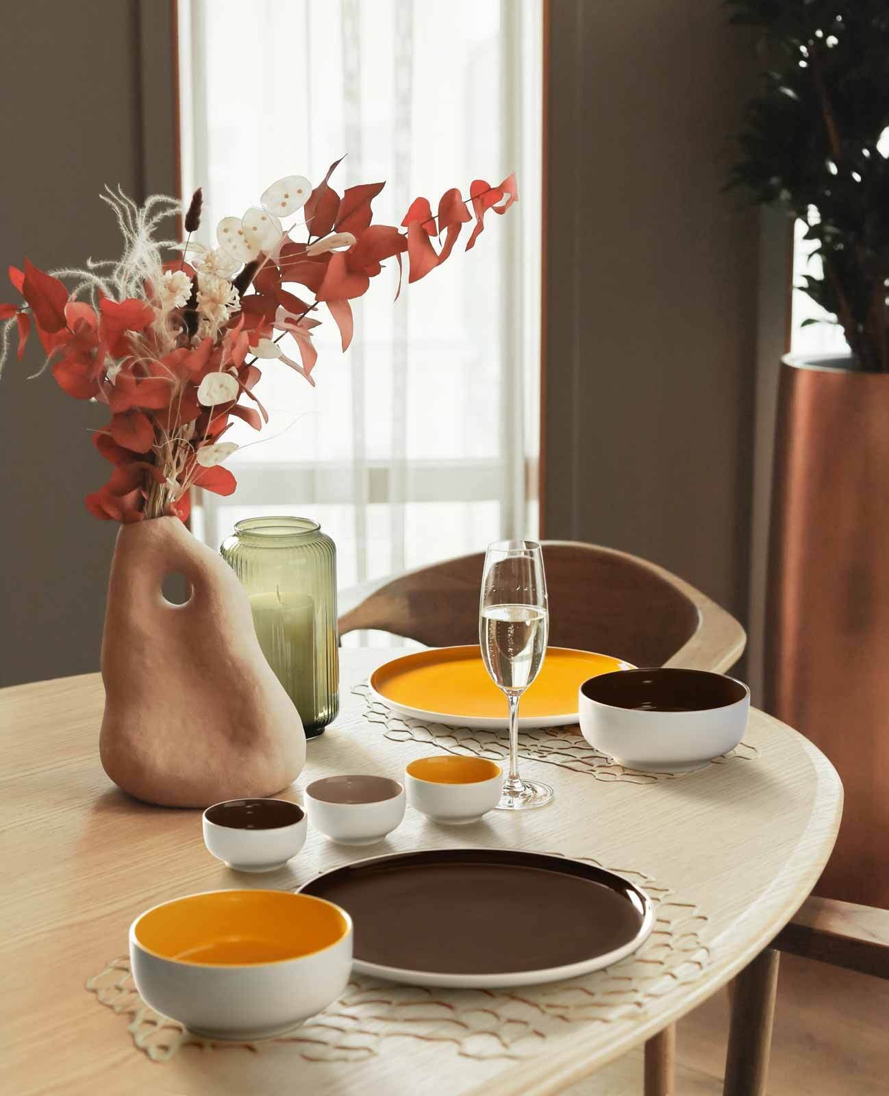Seltmann Weiden Tasse »Cappuccinotassen mit Untertassen Sento Home Pure Lines 300 ml 6er Set« Spülmaschinengeeignet, Mikrowellengeeignet, Ofenfest, Salamandergeeignet, Kühlschrankgeeignet, Gefrierschrankgeeignet