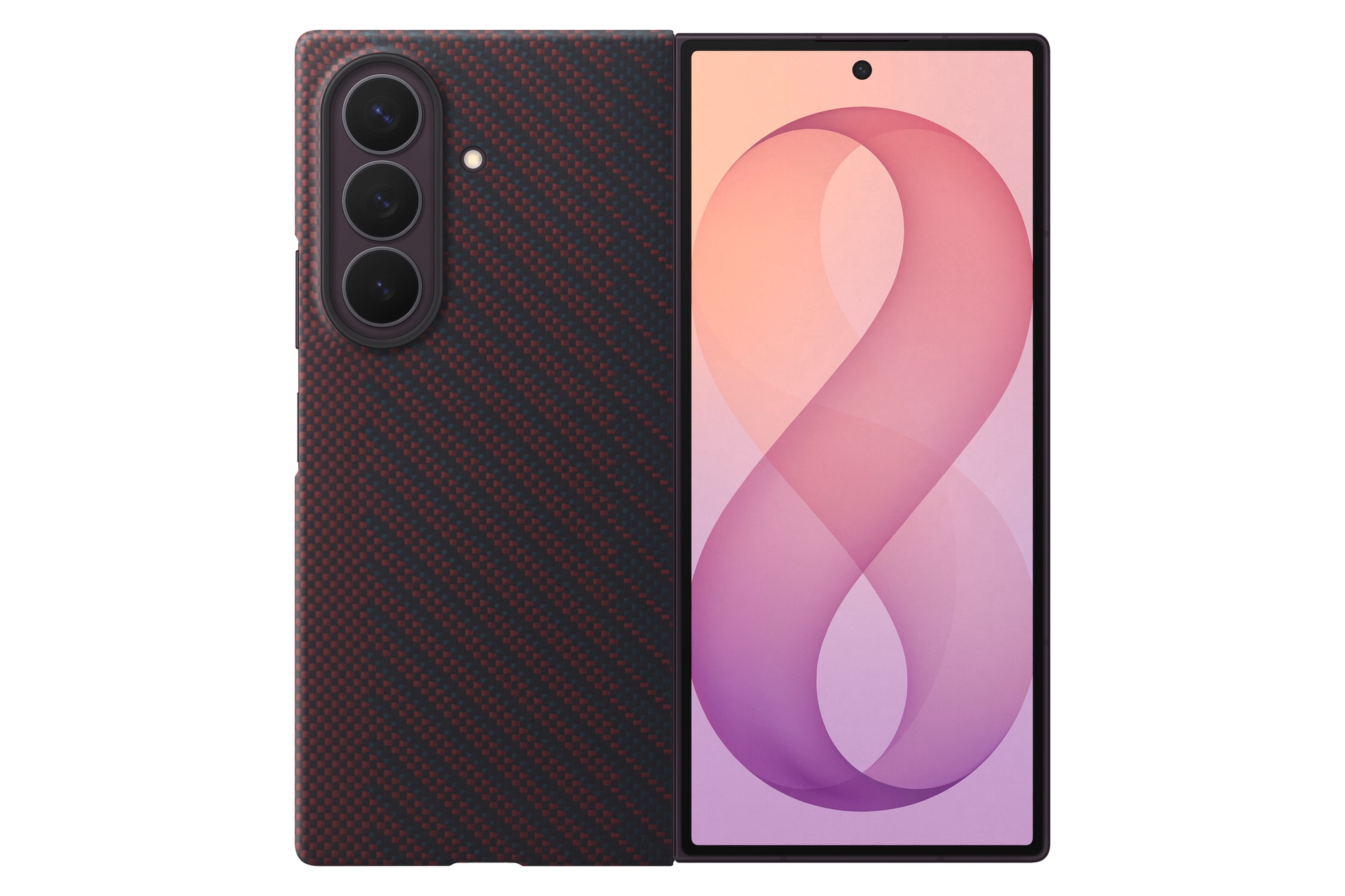 Samsung Smartphone-Hülle »Carbon Magnet Case für Galaxy Fold8 Ultra« Smartphones Backcover, Schutzhülle, Handyschutzhülle, Case, Schutzcase, stoßfest