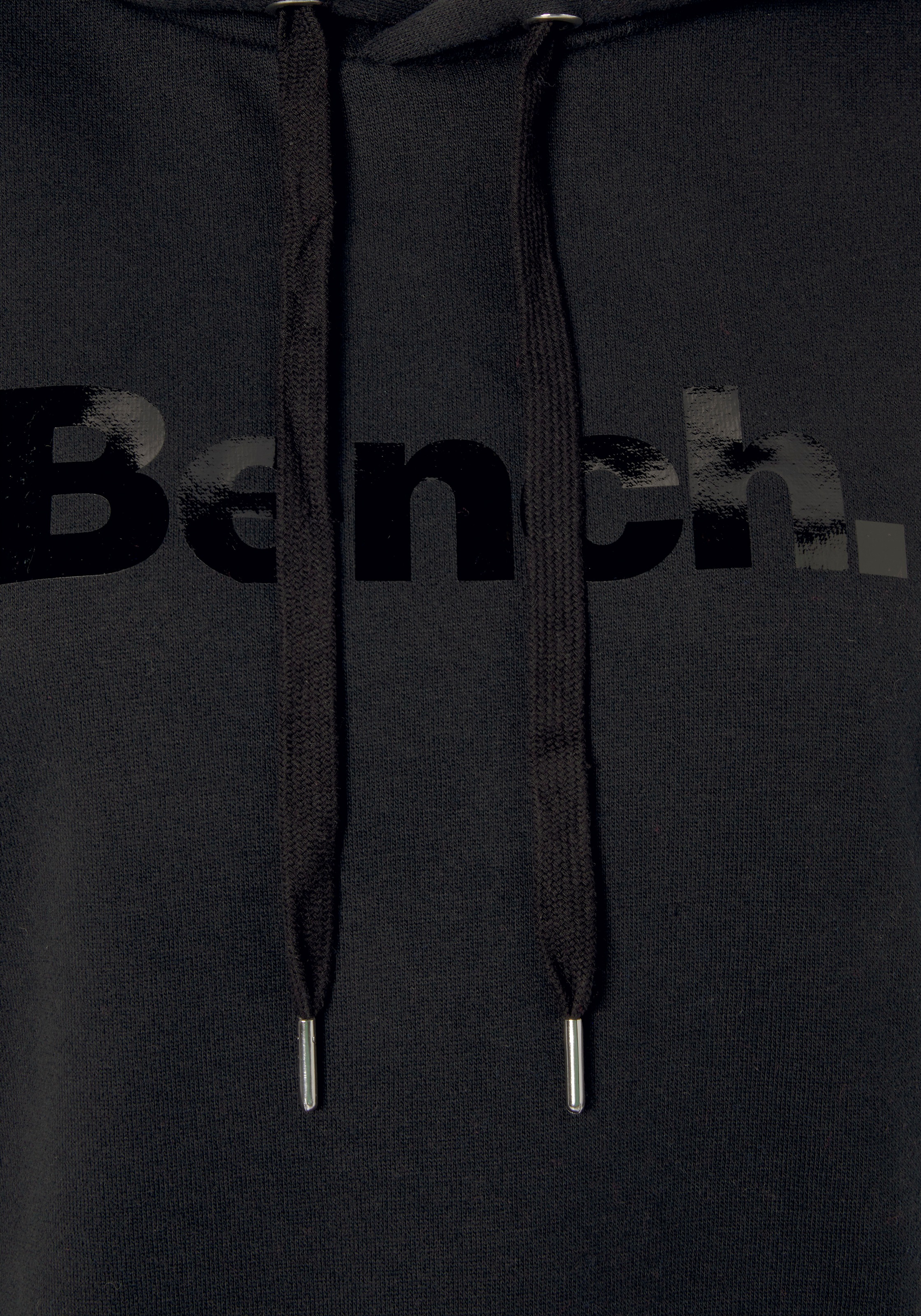 Bench. Loungewear Hoodie, mit glänzendem Logodruck, Loungewear