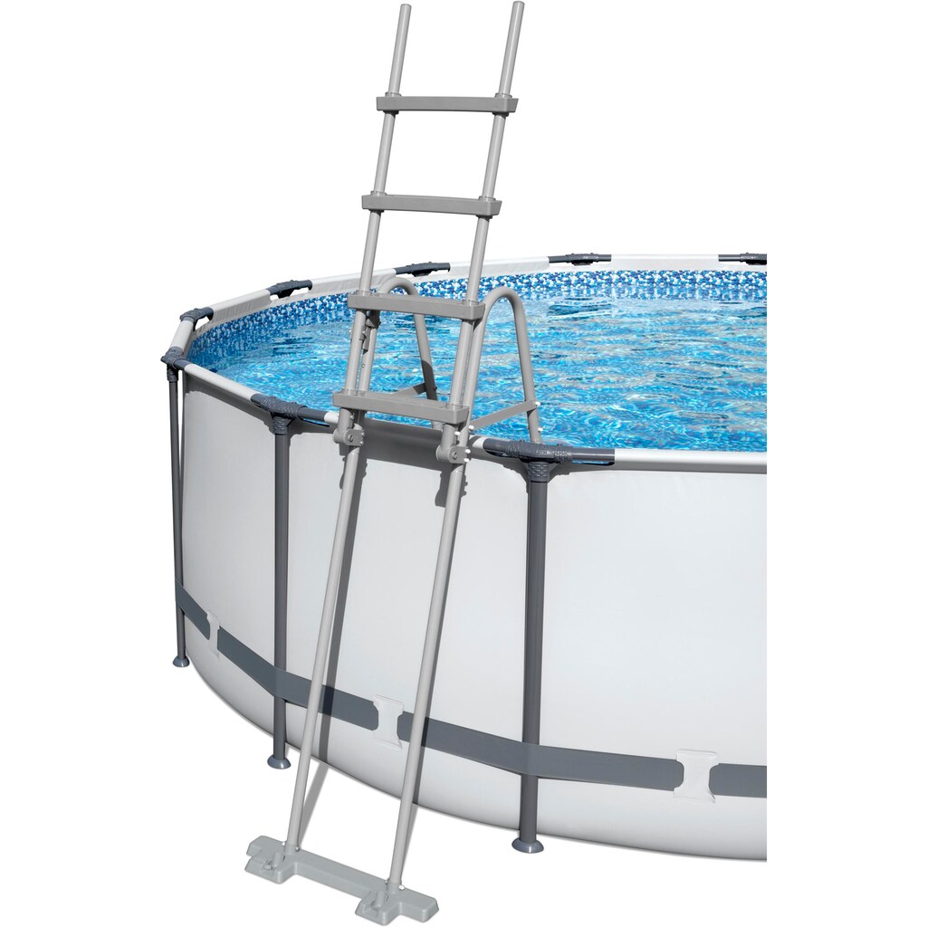 Bestway Pool-Sicherheitsleiter, für Pools bis 122 cm Höhe, 4 Stufen