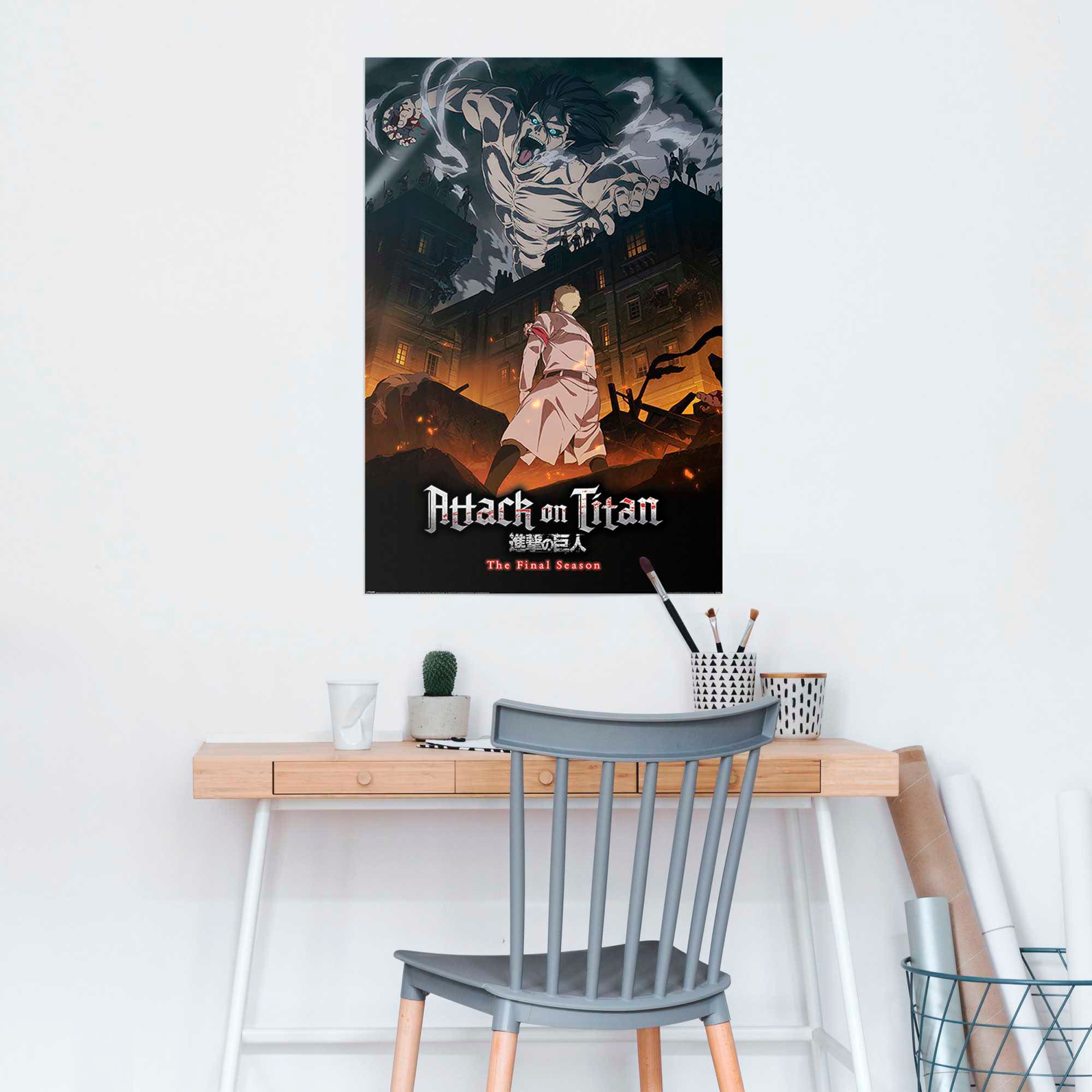 Reinders! Poster »Attack on Titan S4 - eren onslaught«