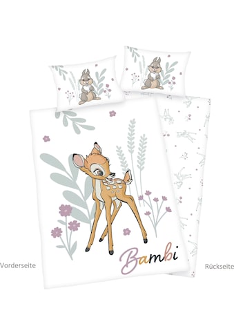 Babybettwäsche »Disney´s Bambi«, mit liebevollem Motiv