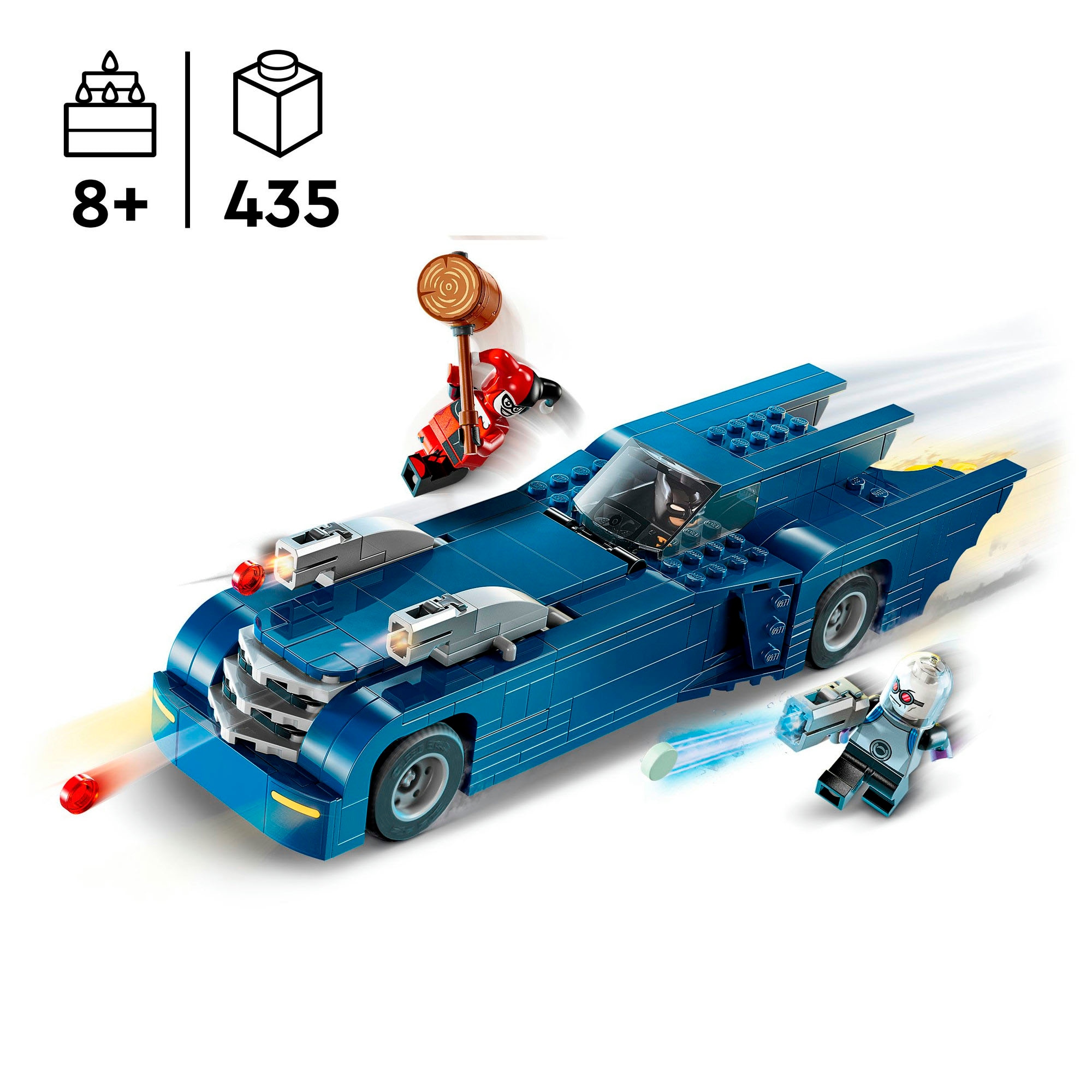 LEGO® Konstruktionsspielsteine »Batmn™ im Batmobil™ vs. Harley Quinn™ und Mr. Freeze™ (76274)«, (435 St.), LEGO Super Heroes; Made in Europe