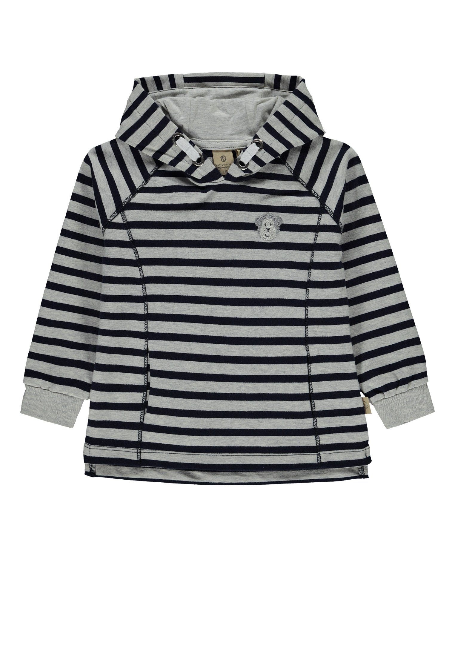 Bellybutton Sweatshirt »Basic«, Sweatshirt gestreift m. Kapuze