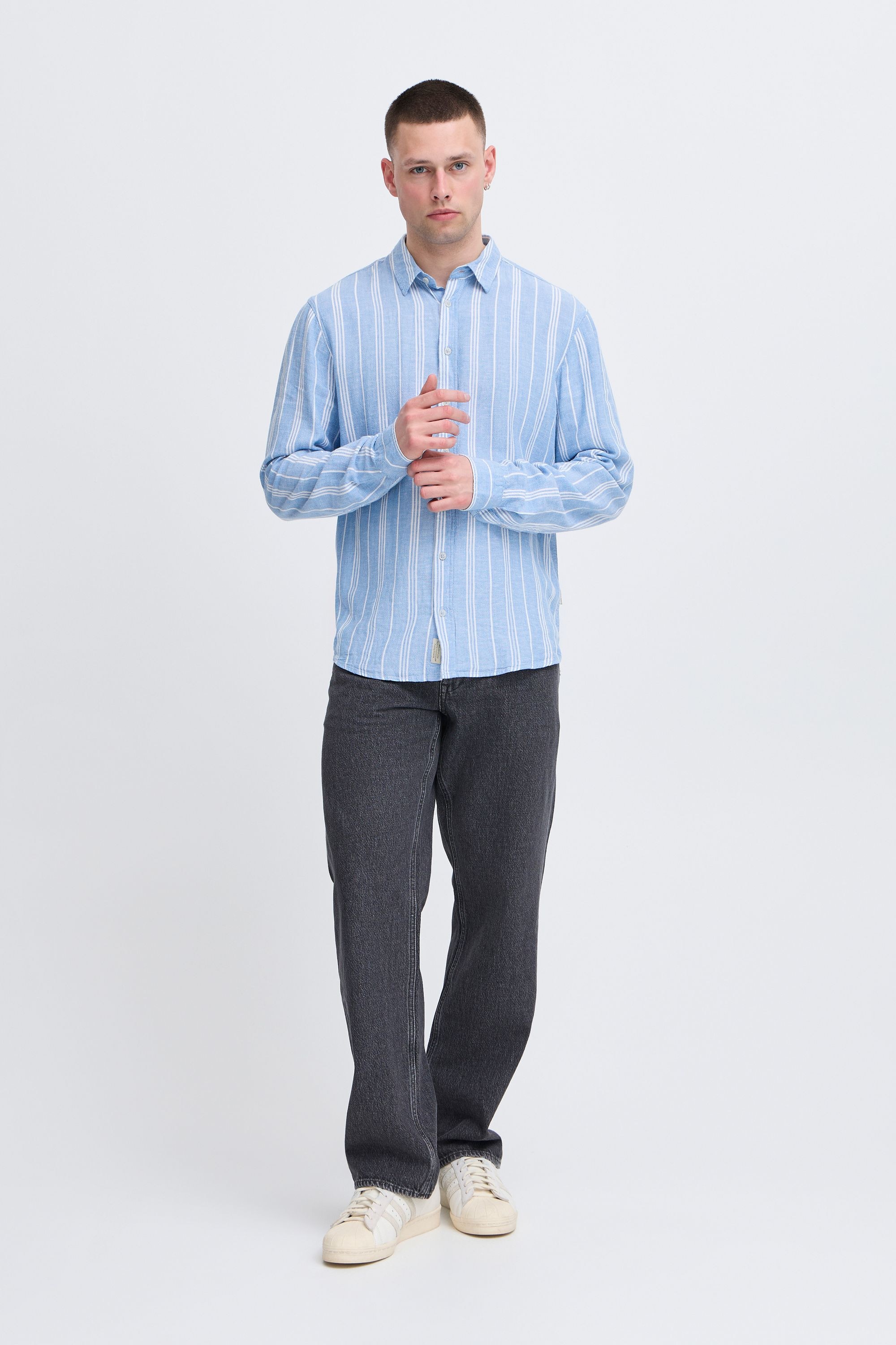 Blend Leinenhemd »Leinenhemd BHBobby Linen striped«