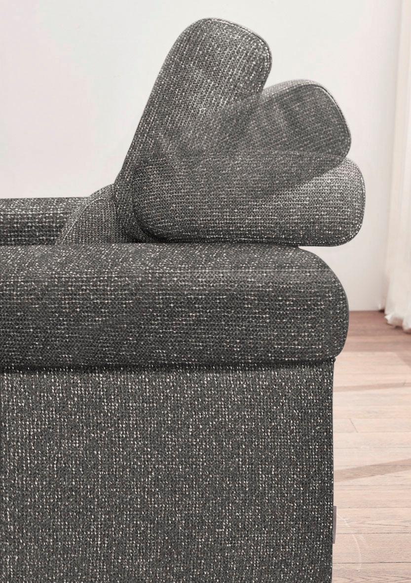 W.SCHILLIG 2,5-Sitzer »finn« German Design Award 2016, Fußgestell Nussbaum natur, Breite 230 cm